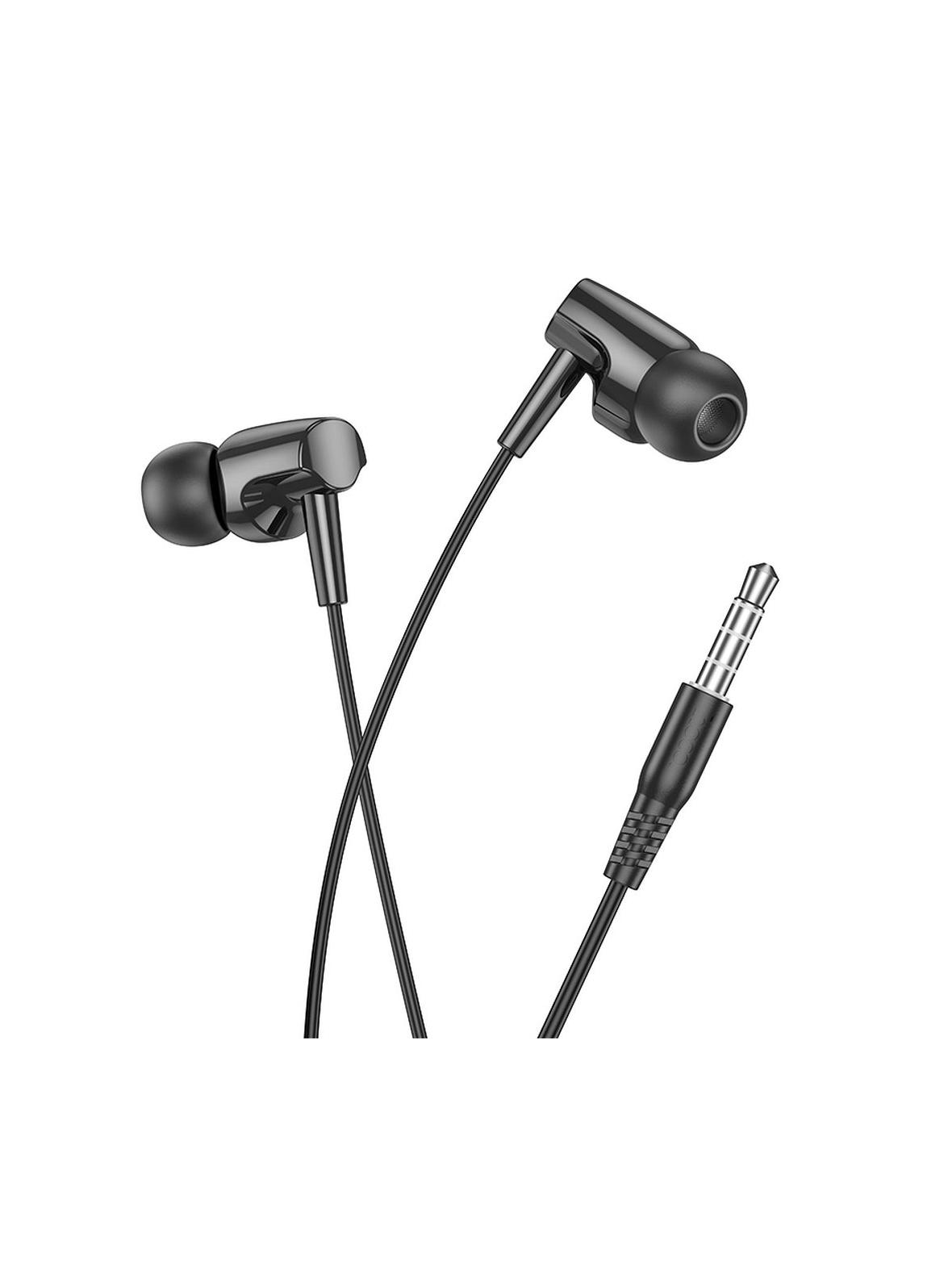 Słuchawki przewodowe douszne Jack 3,5 mm Hoco M112 czarne