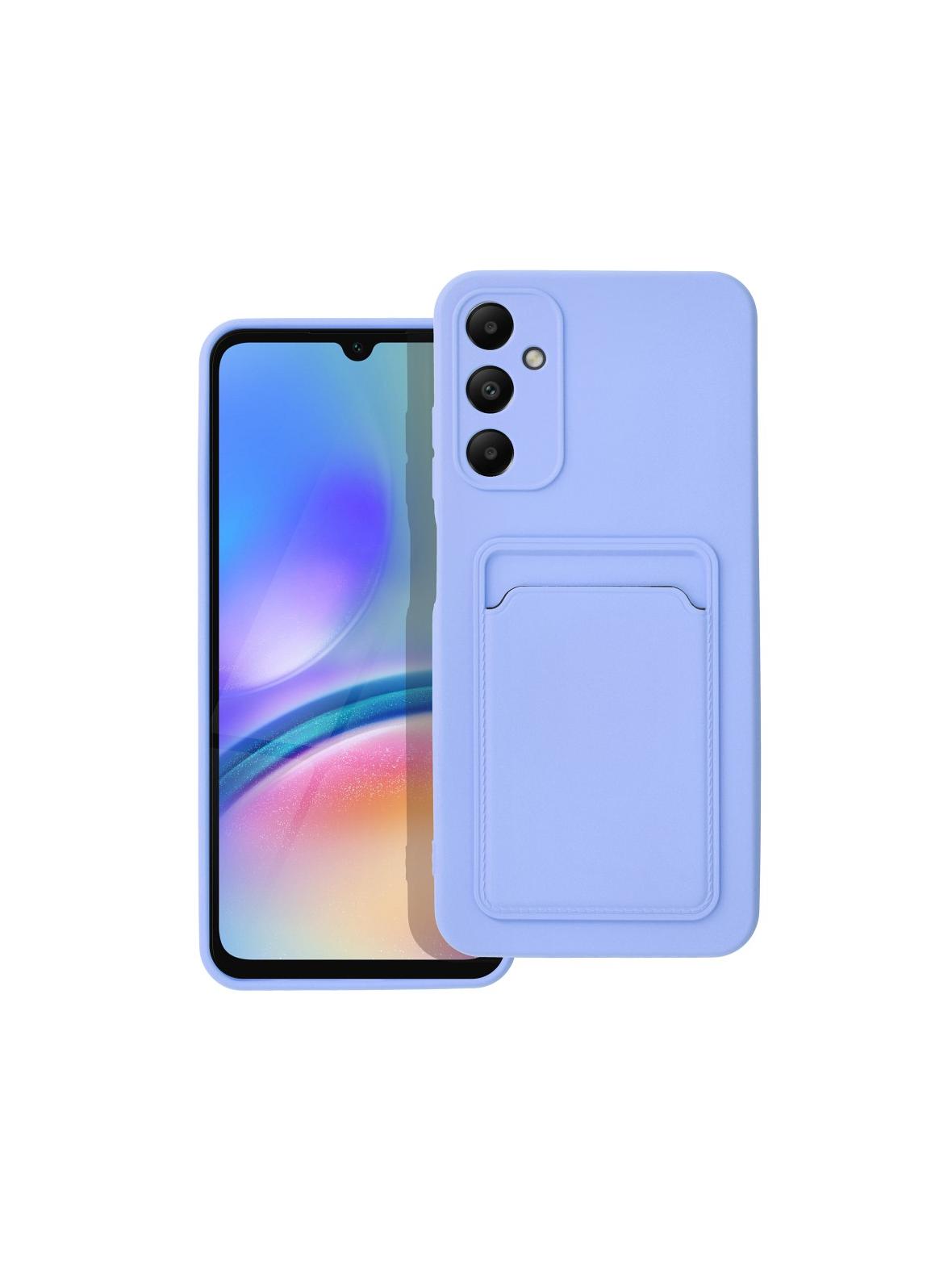 Futerał CARD CASE do SAMSUNG A05S fioletowy