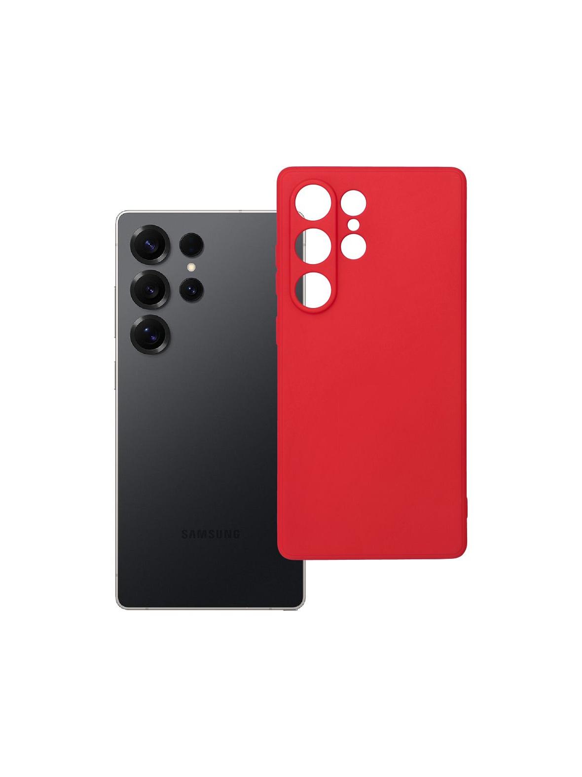 Futerał SOFT do SAMSUNG S25 Ultra czerwony