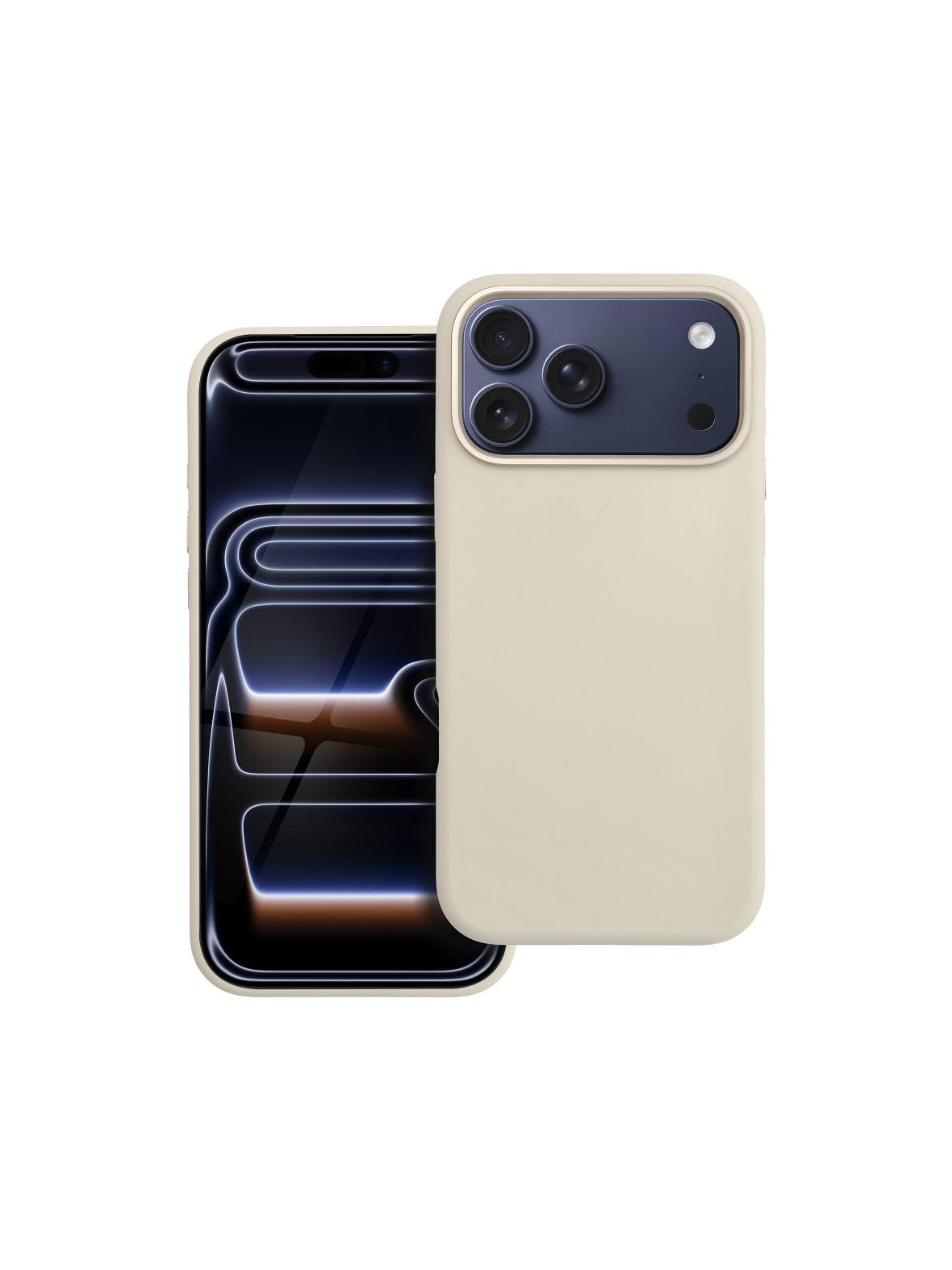 Etui na iPhone 17 PRO MAX Forcell F-Protect Frame Premium zgodny z MagSafe antique white 0INT