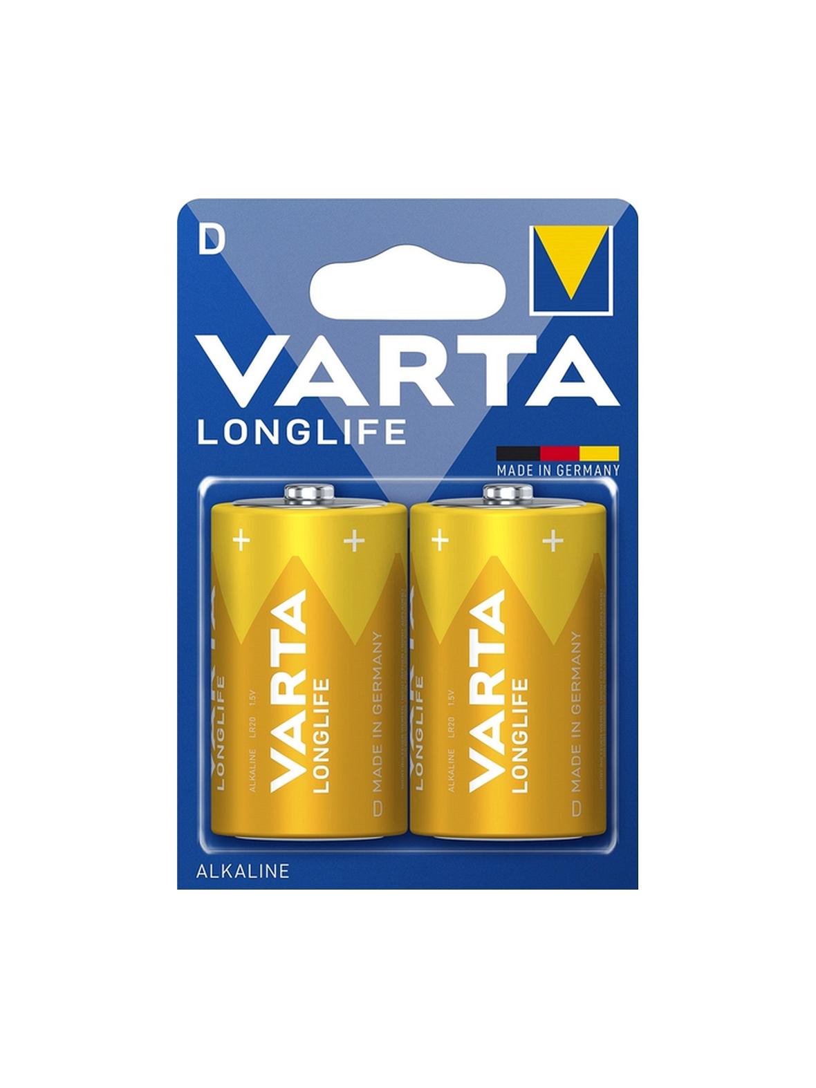 VARTA bateria alkaliczna R20 (Typ D) Longlife 2 szt