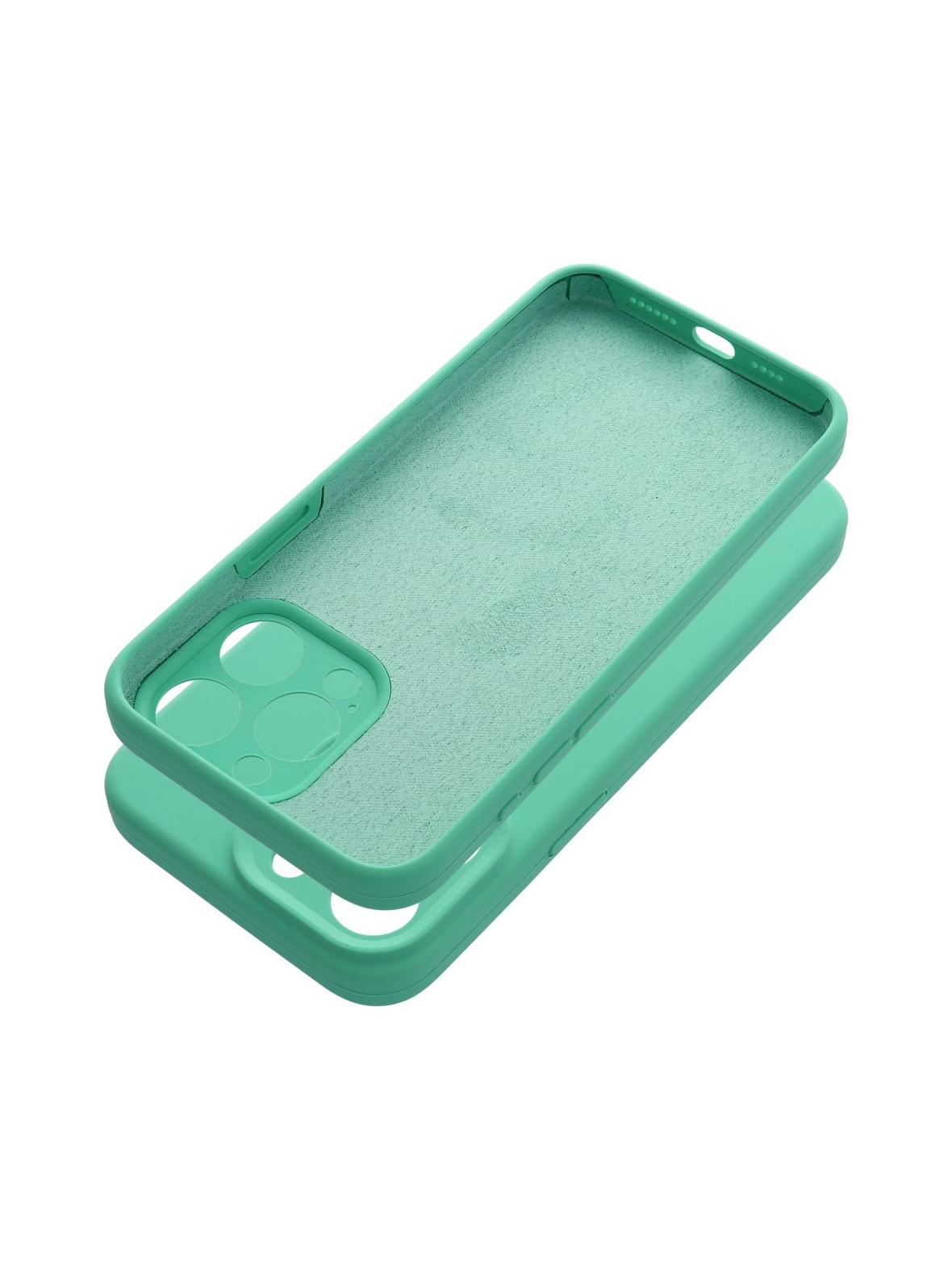 Futerał SILICONE 2mm do IPHONE 15 Pro Max miętowy