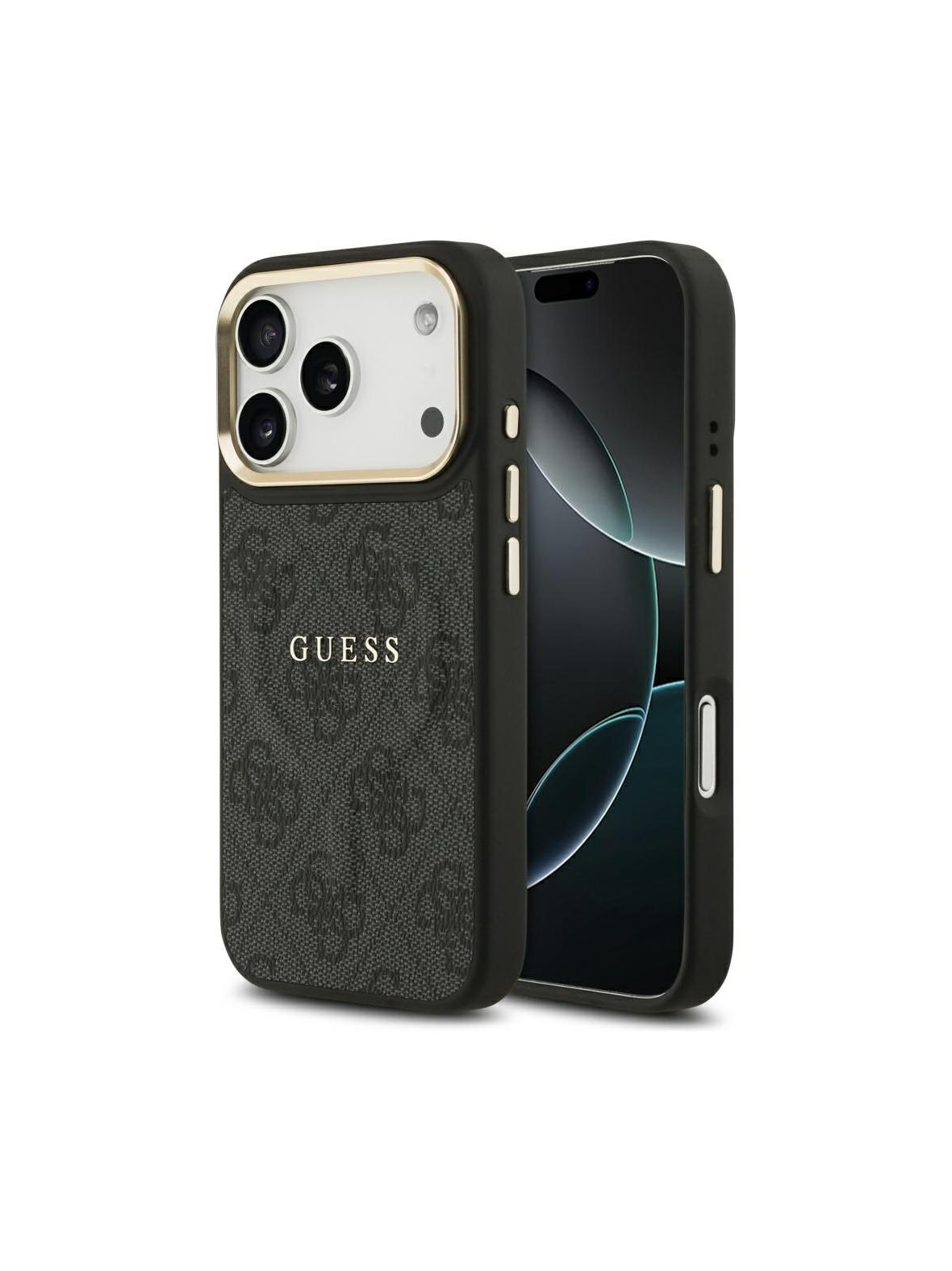 GUESS futerał do IPHONE 17 Pro kompatybilny z MagSafe GUHMP17LP4MSEGCK (PU 4G W/ Classic) czarny