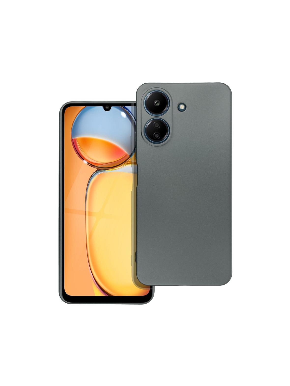 Futerał METALLIC do XIAOMI Redmi 13C / POCO C65 szary