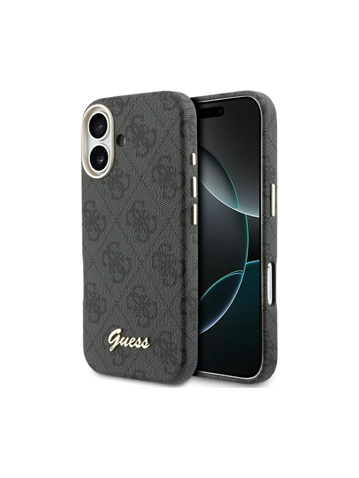 GUESS futerał do IPHONE 17 kompatybilny z MagSafe GUHMP17S5P4FWMSK (PU FW 4G Script) czarny