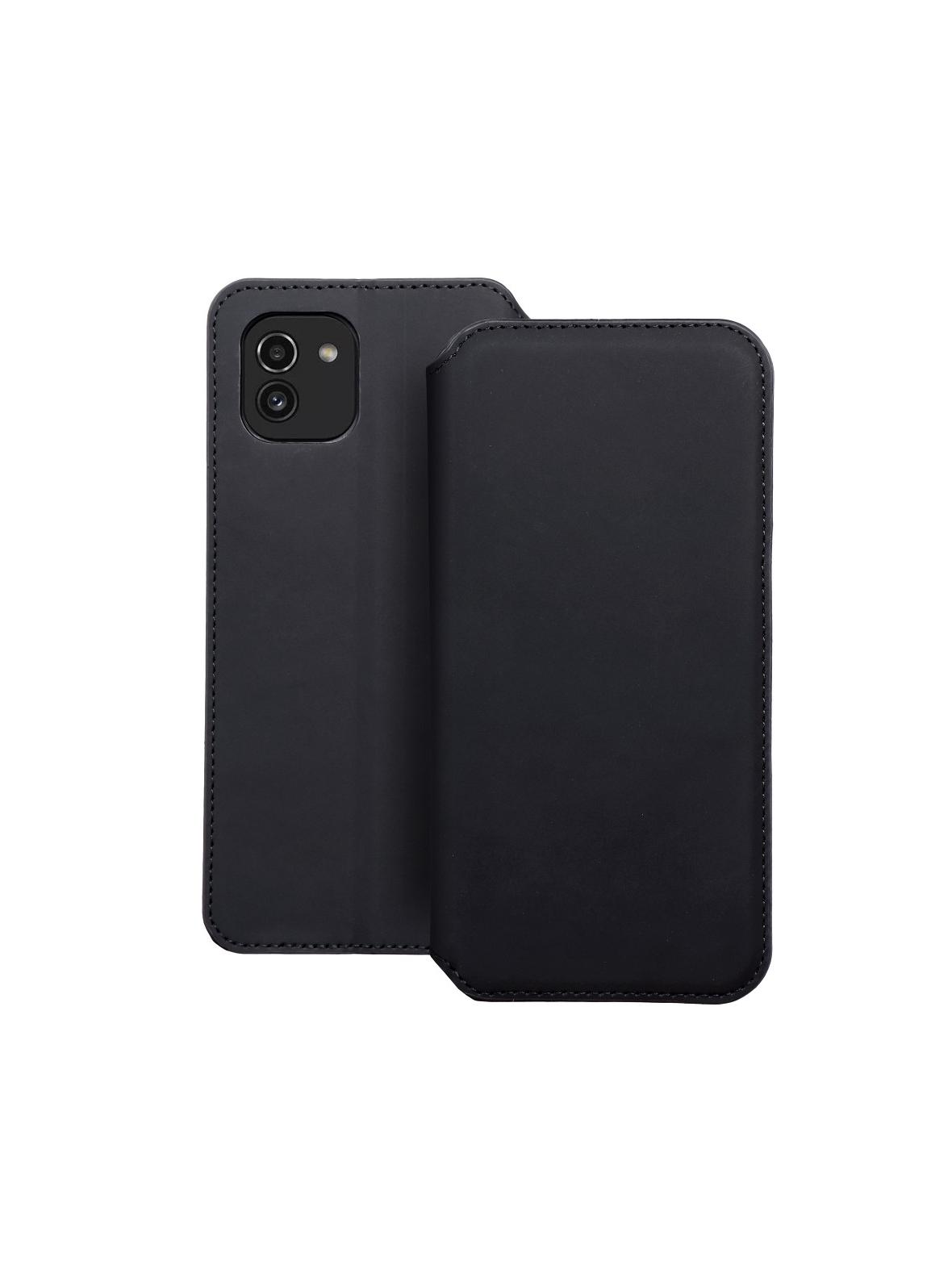 Kabura DUAL POCKET Book do SAMSUNG A03 czarny