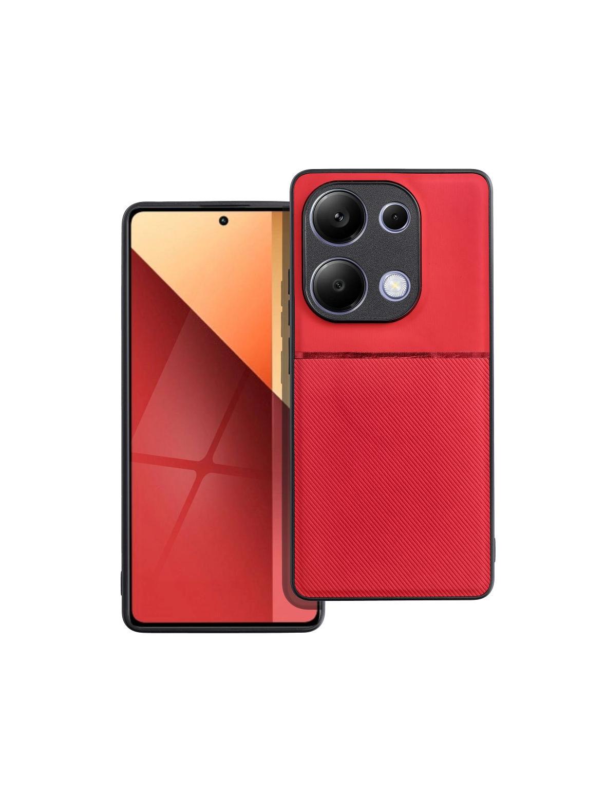 Futerał NOBLE do XIAOMI Redmi Note 13 Pro 4G / POCO M6 Pro 4G czerwony