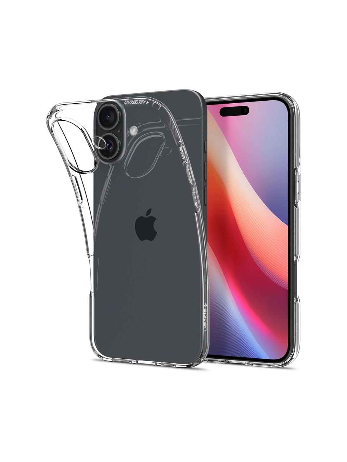 SPIGEN futerał LIQUID CRYSTAL do IPHONE 16 crystal clear