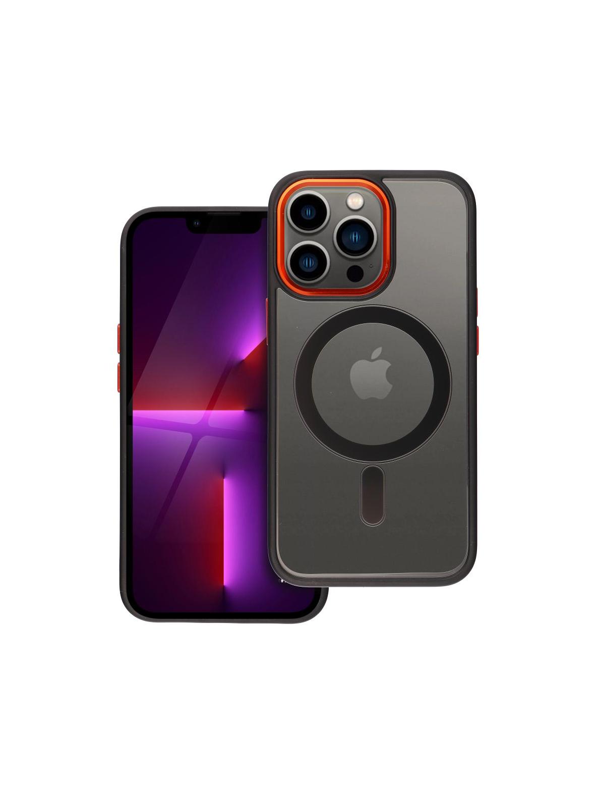 Futerał COLOR EDGE MAG COVER kompatybilny z MagSafe do IPHONE 13 Pro czarno złoty