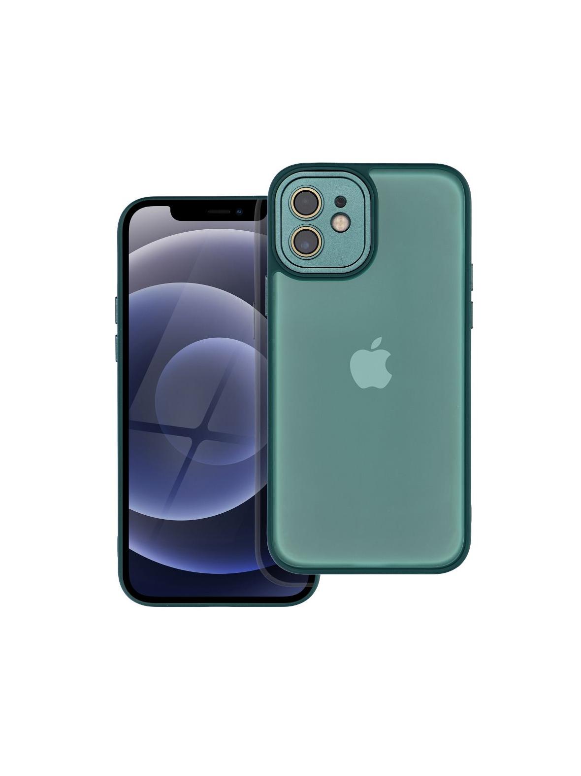 Futerał VARIETE do IPHONE 12 ciemnozielony