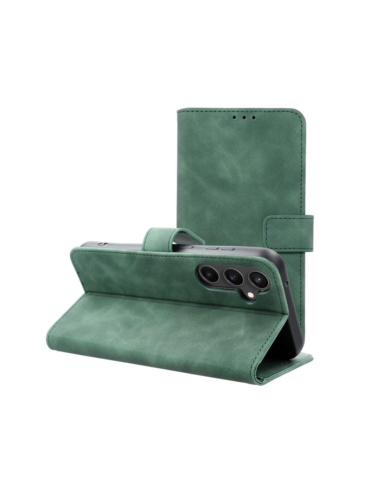 Kabura TENDER Book do SAMSUNG S23 FE zielony