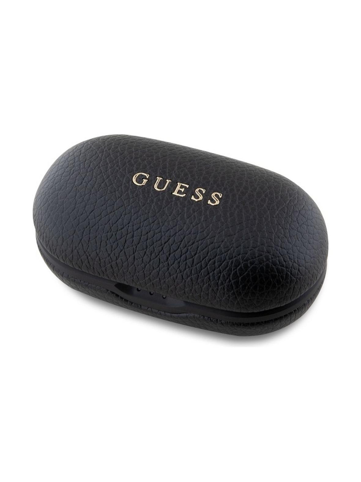 GUESS słuchawki bezprzewodowe bluetooth TWS ENC GUTWSPGTSPSK (PU Grainee Classic Logo) czarne
