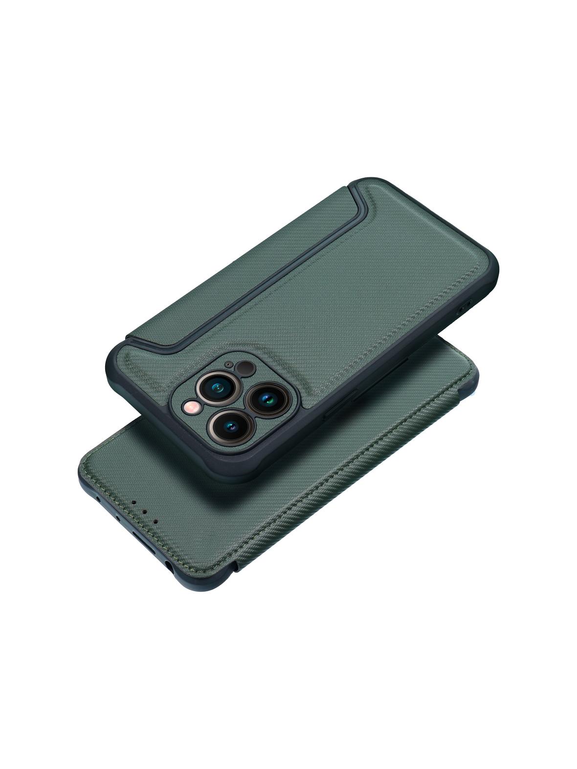 Kabura RAZOR Book do IPHONE 11 ciemnozielony