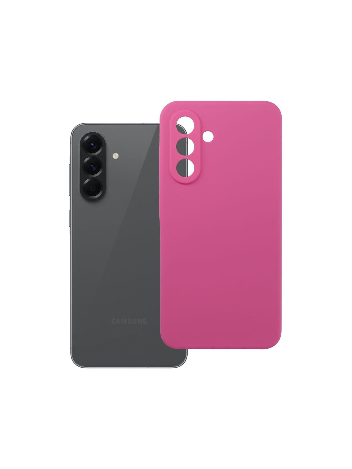 Futerał SILICONE 2mm do SAMSUNG A56 5G róż