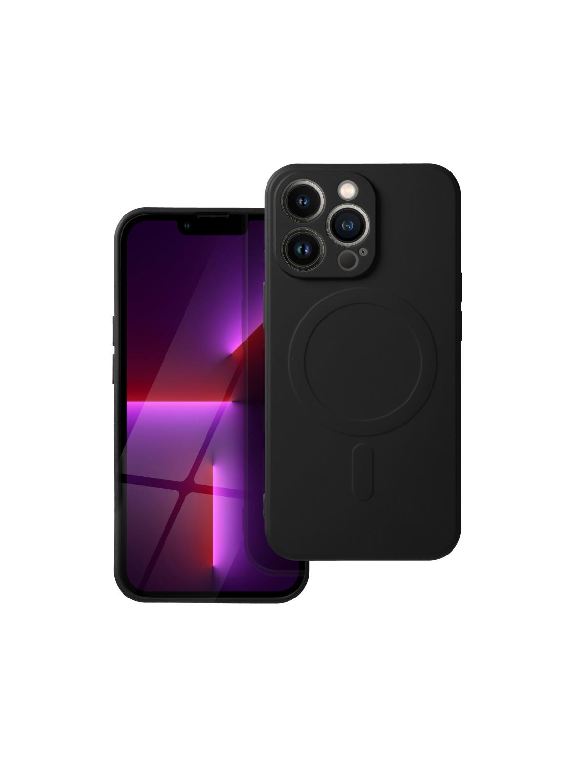 Futerał SILICONE MAG COVER kompatybilny z MagSafe do IPHONE 17 Pro Max czarny