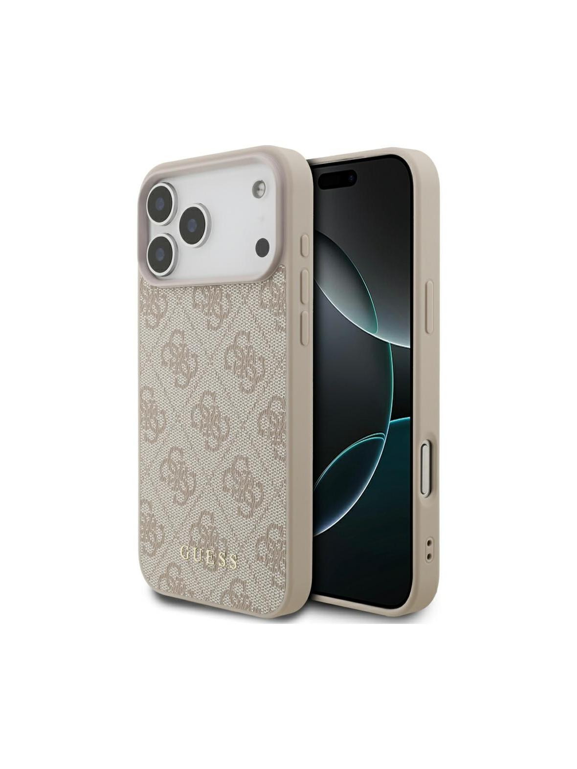 GUESS futerał do IPHONE 17 Pro Max GUHCP17XG4GFPI (PU 4G Classic) różowy