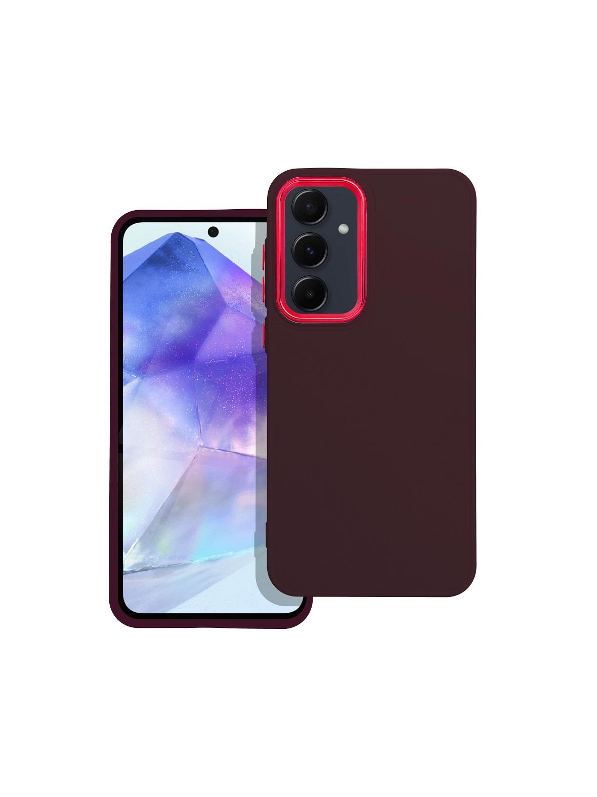 Futerał FRAME do SAMSUNG A55 5G fioletowy