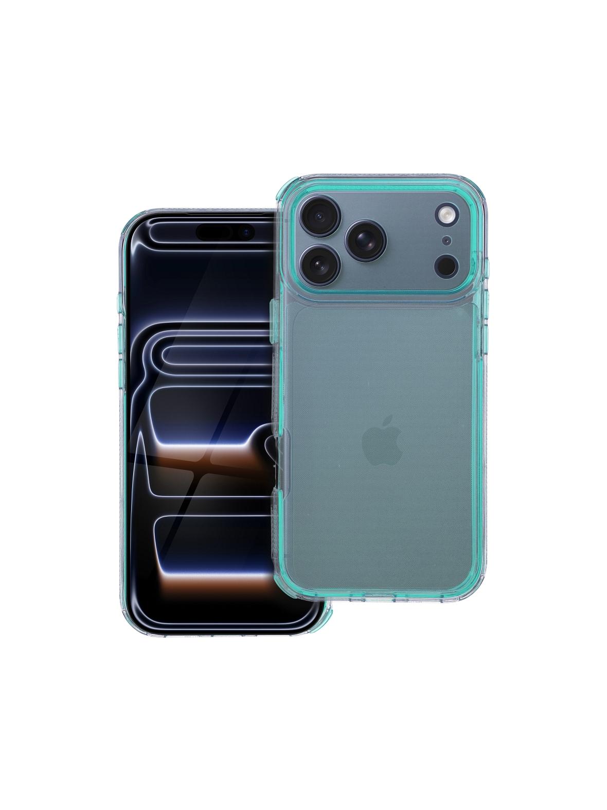 Futerał MATRIX CLEAR do IPHONE 17 Pro Max miętowy