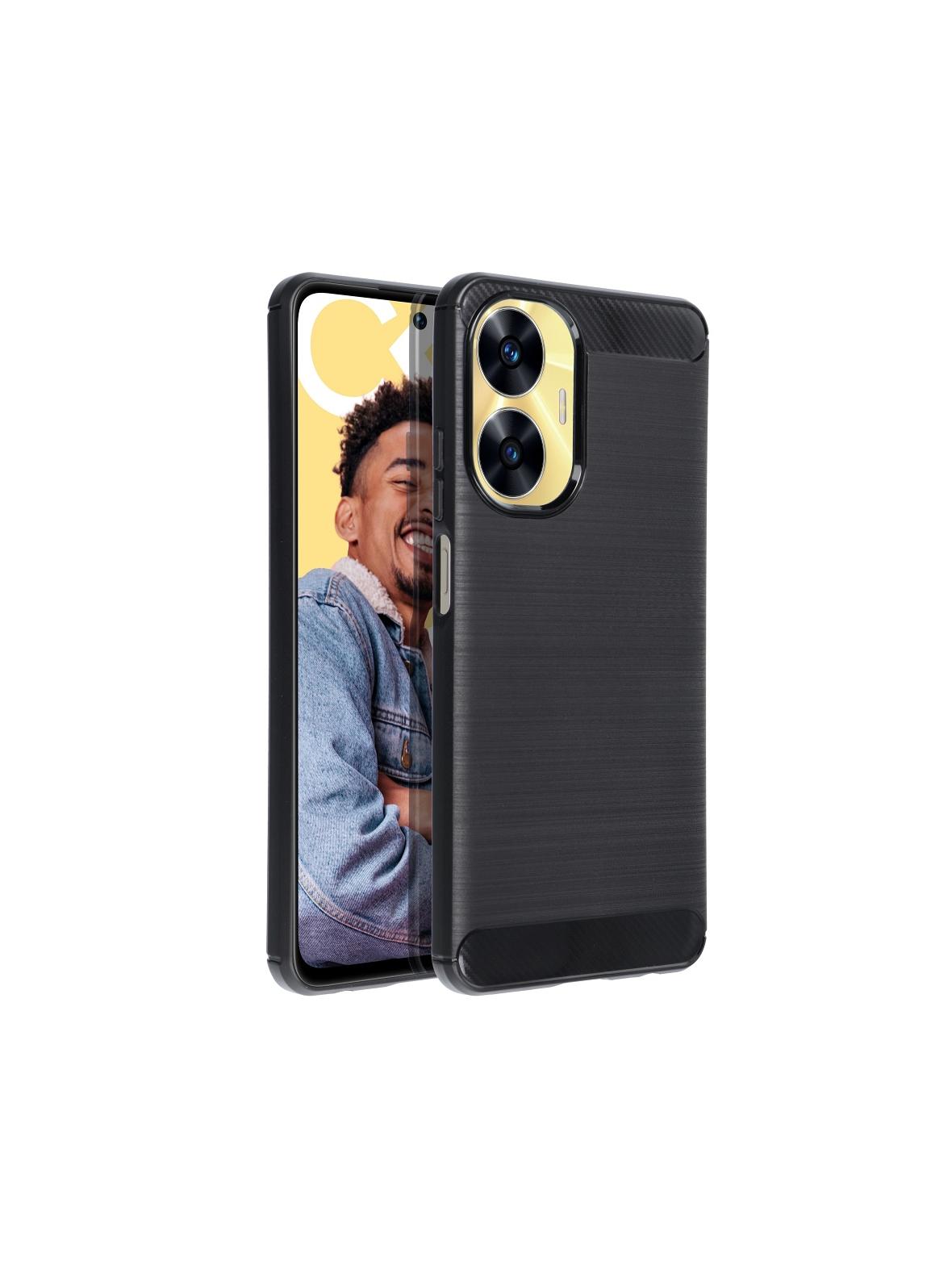 Futerał CARBON do REALME C55 czarny