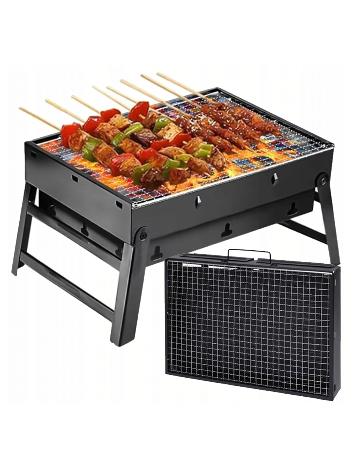 Grill ogrodowy turystyczny składany RC-K-933 czarny