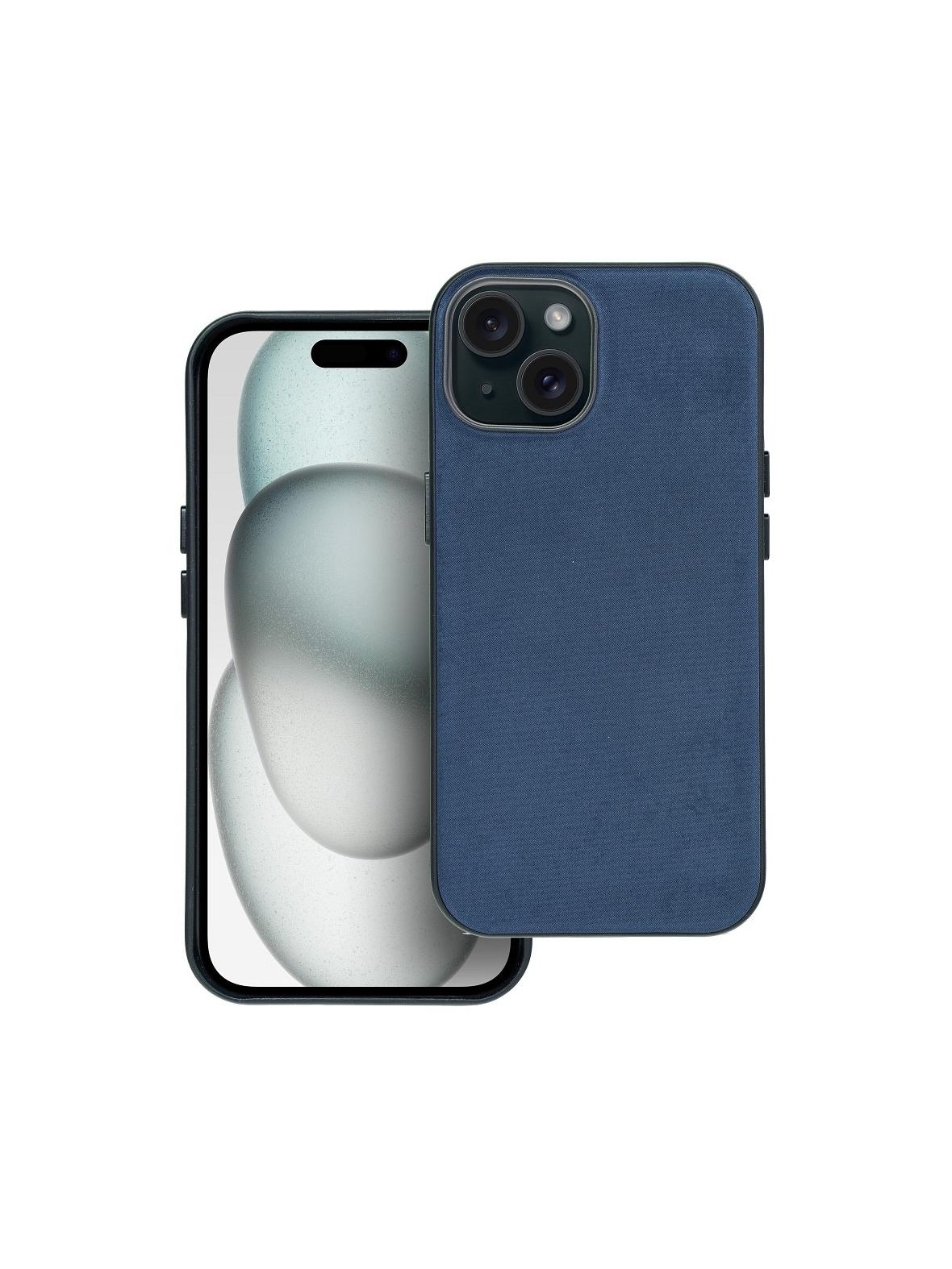 Futerał WOVEN MAG COVER kompatybilny z MagSafe do IPHONE 15 niebieski