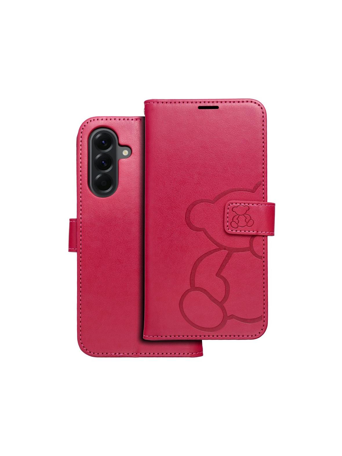 Kabura MEZZO Book do SAMSUNG A56 5G teddy bear magenta