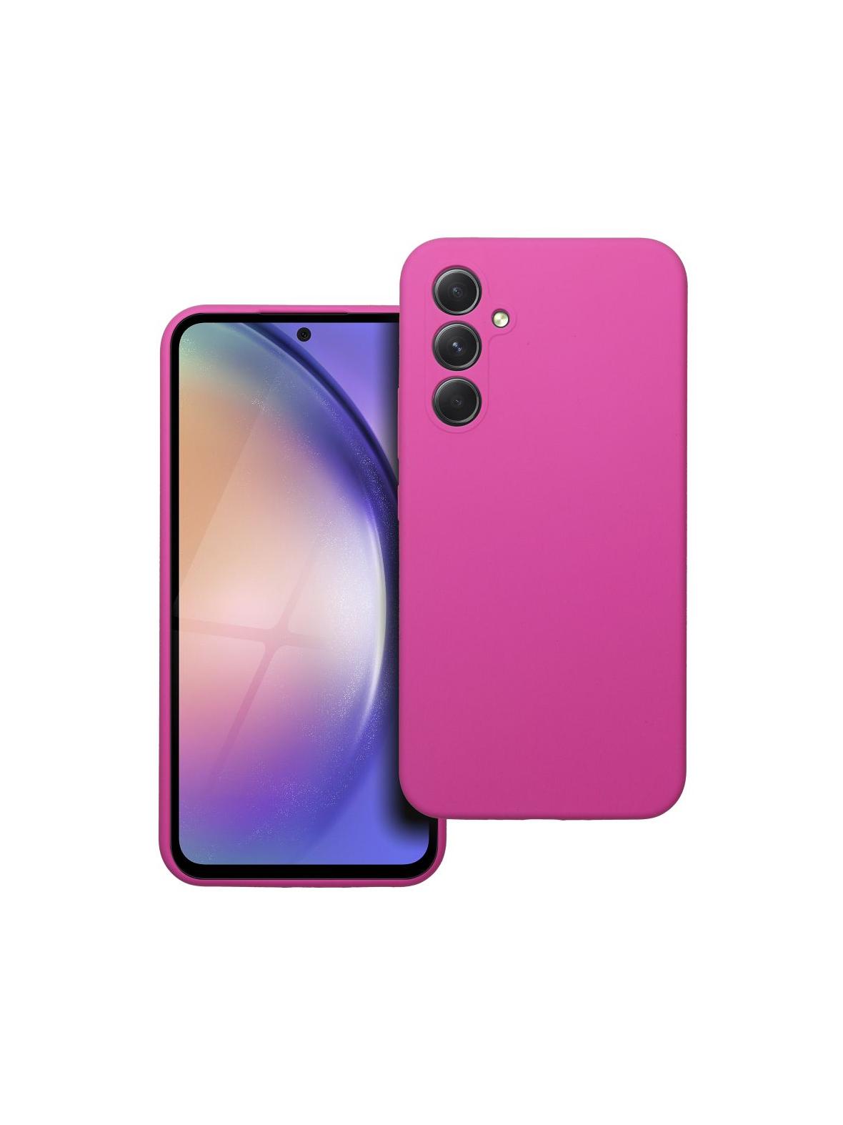 Futerał SILICONE 2mm do SAMSUNG A54 5G róż