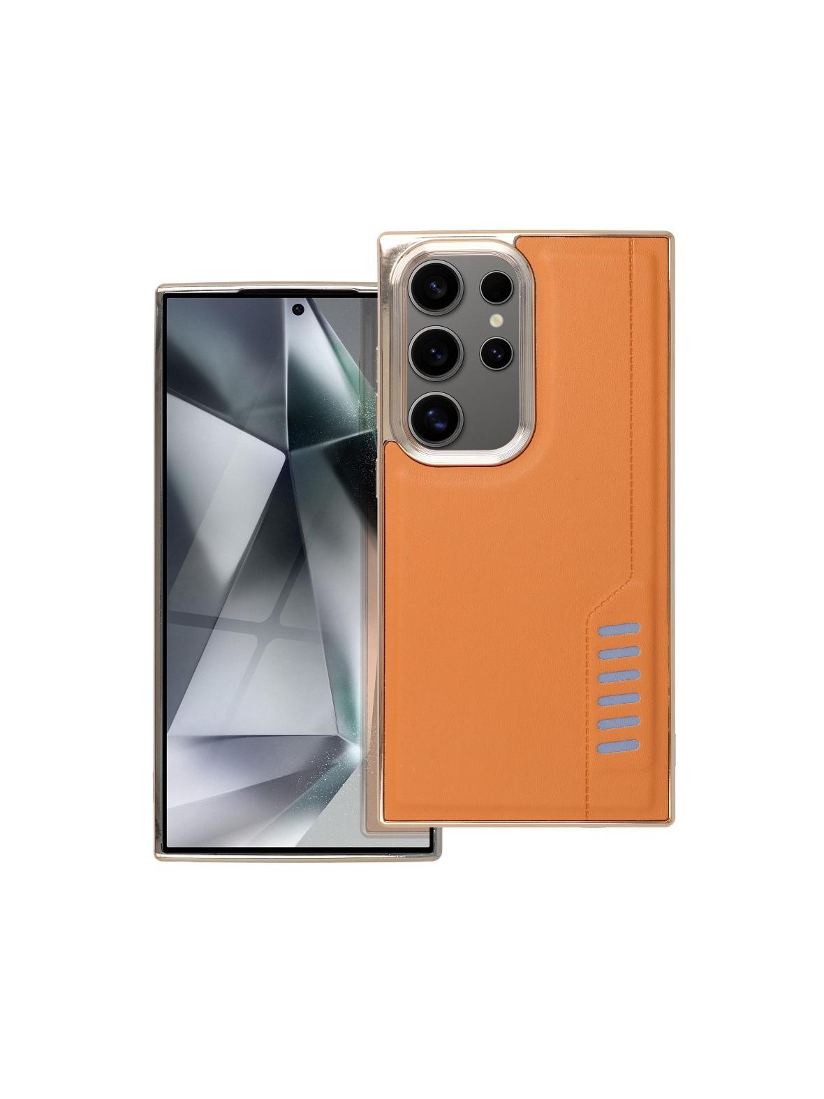 Futerał MILANO do SAMSUNG S24 Ultra brązowy