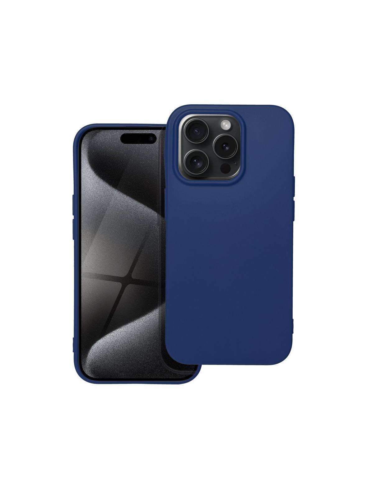 Futerał SOFT do IPHONE 15 Pro ciemny niebieski