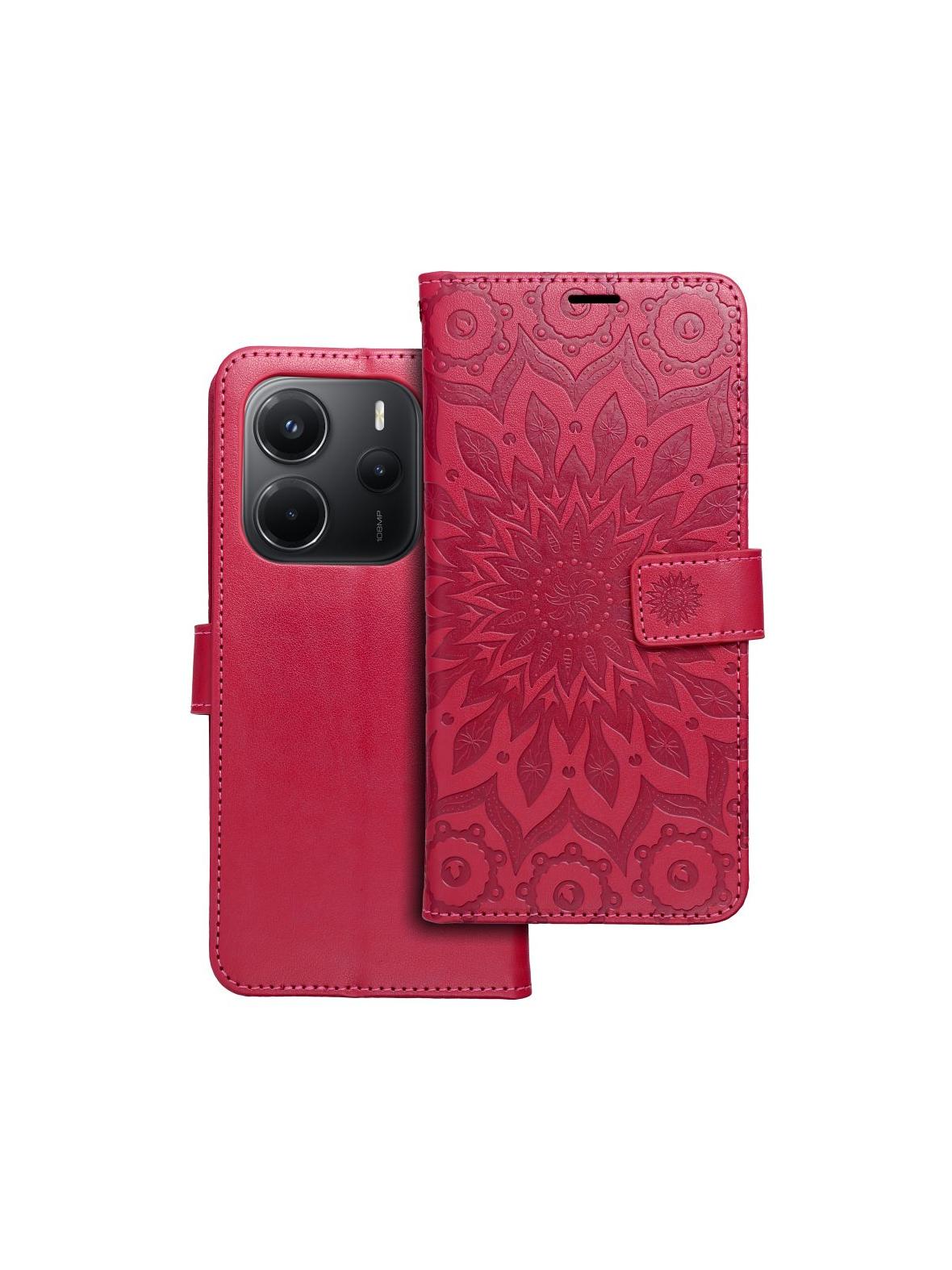 Kabura MEZZO Book do XIAOMI Redmi Note 14 5G mandala magenta