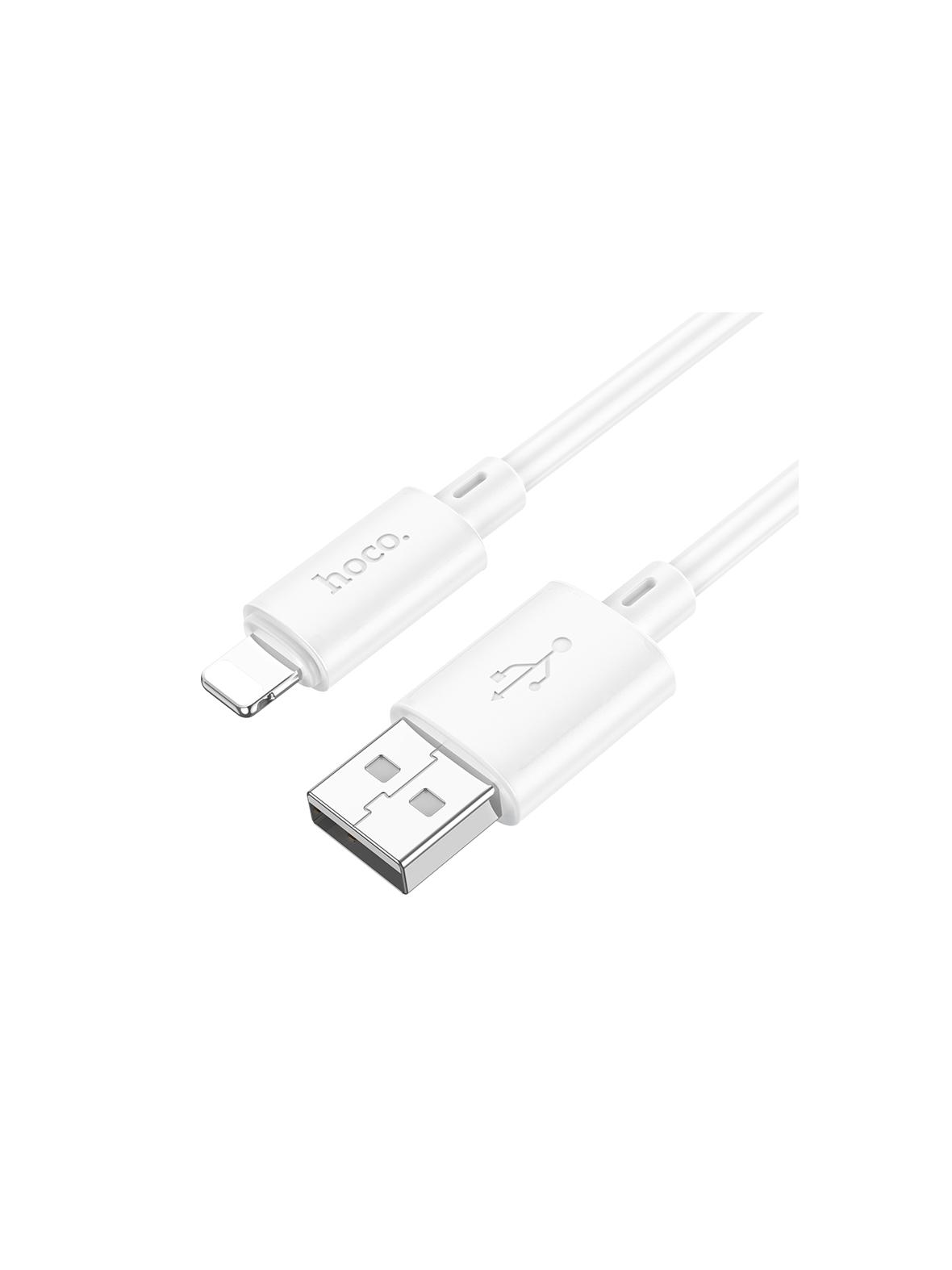 Kabel USB A do Lightning Hoco 2,4A 1 m X88 biały