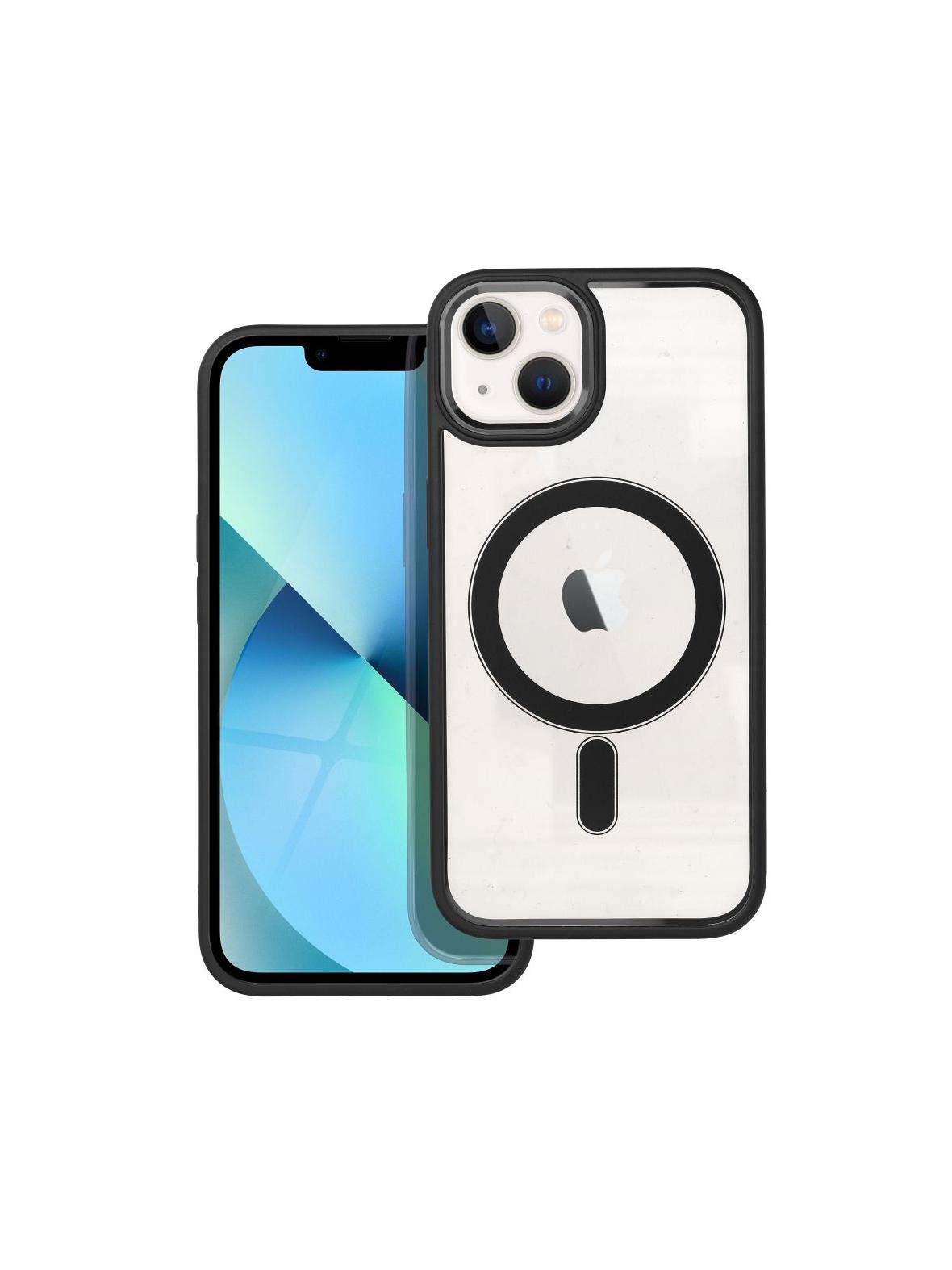 Futerał COLOR EDGE MAG COVER kompatybilny z MagSafe do IPHONE 13 czarny