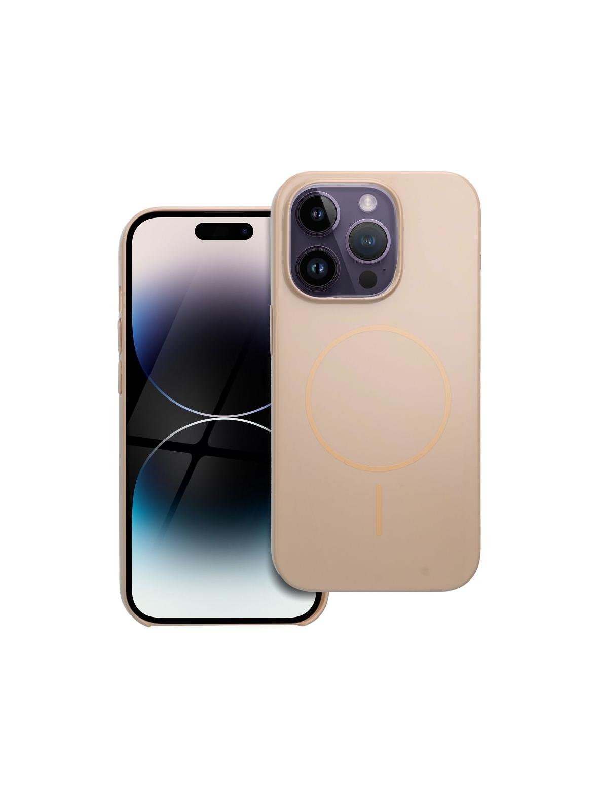 Etui na iPhone 14 PRO Glossy Mag Cover zgodny z MagSafe złote