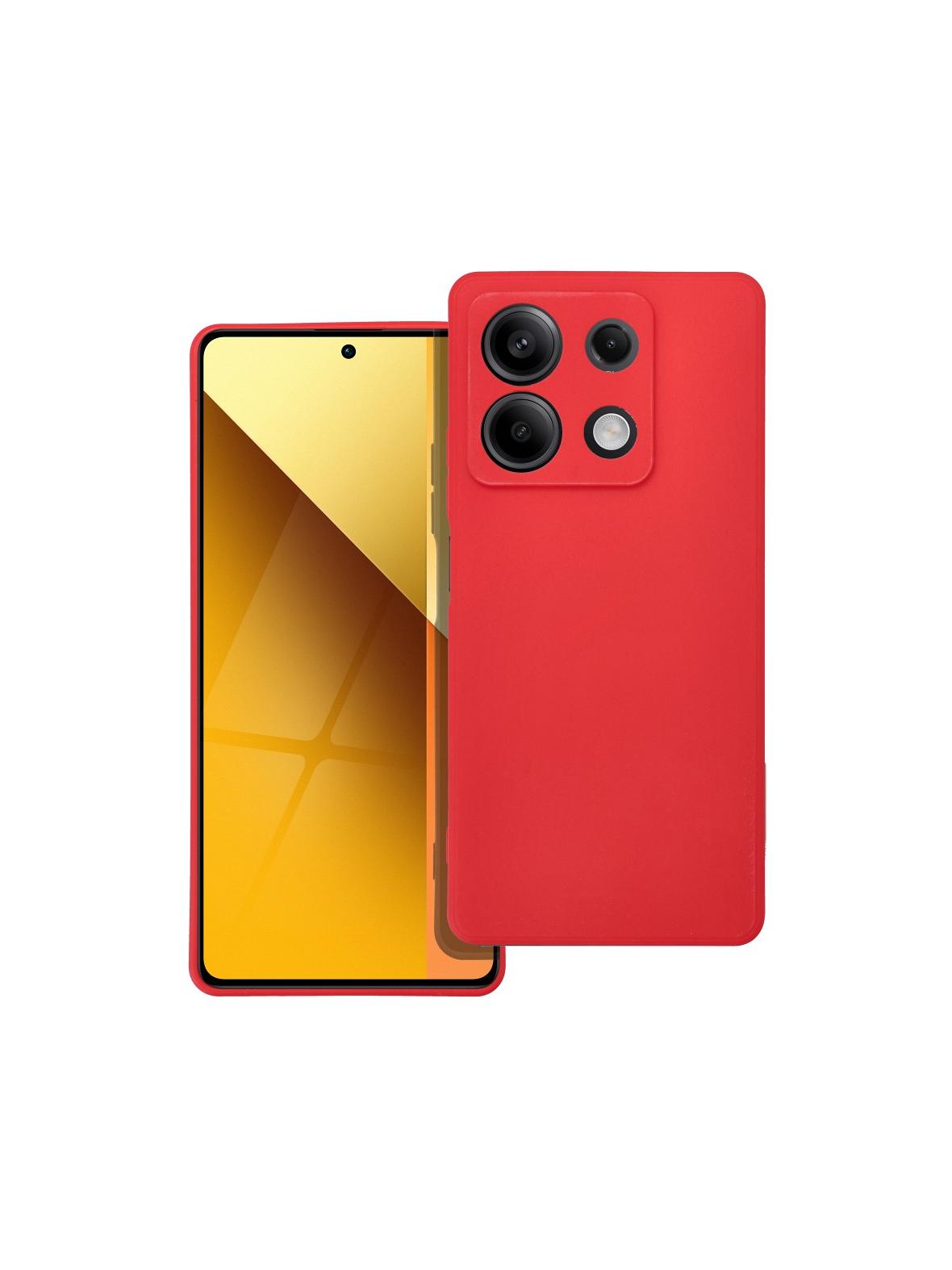 Futerał SOFT do XIAOMI Redmi Note 13 5G czerwony