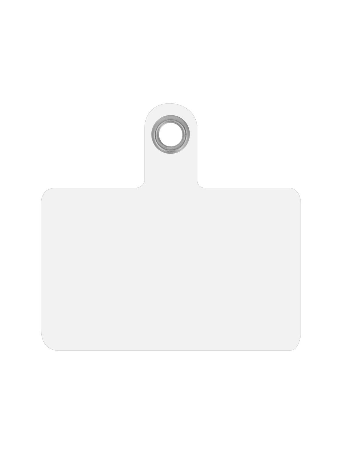 Wkładka plastikowa dla zawieszki do telefonu / sztywna - transparent