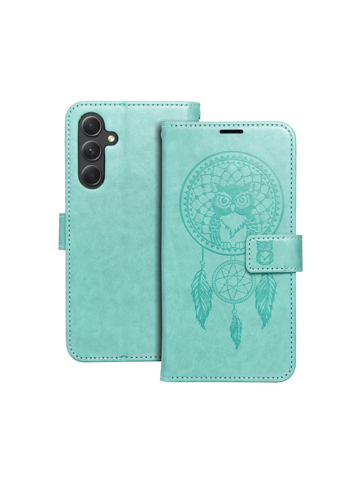 Kabura MEZZO Book do SAMSUNG A54 5G łapacz snów zielony