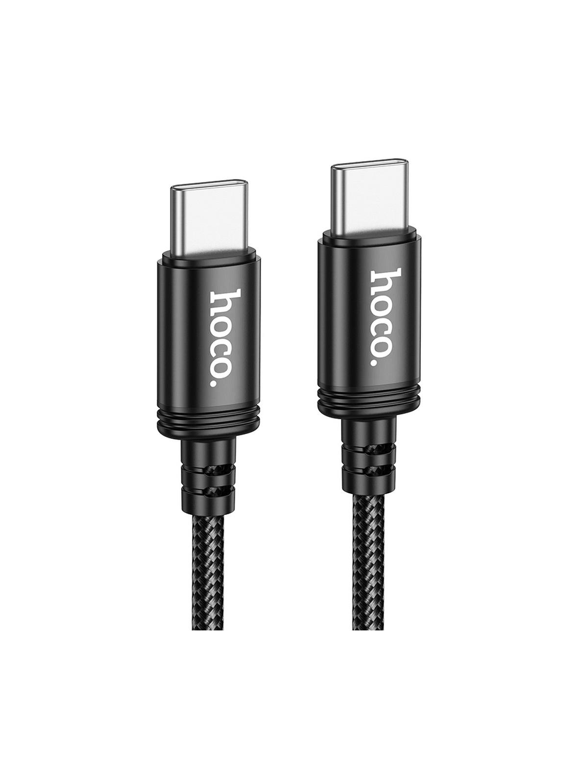 Kabel USB C do USB C Hoco PD 3A 60W 3 m X91 czarny