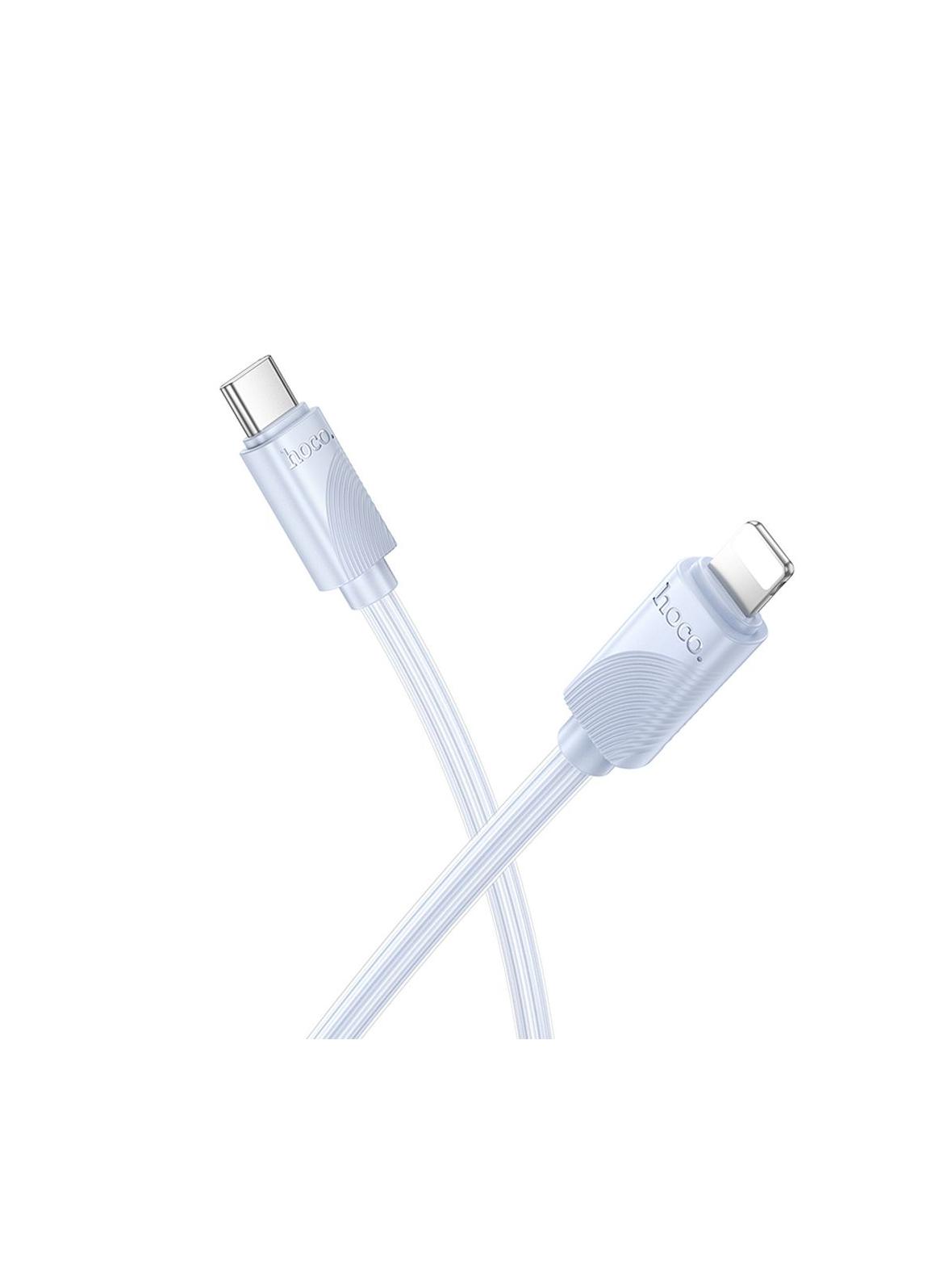 Kabel USB C do Lightning Hoco PD 27W 1 m X114 niebieski
