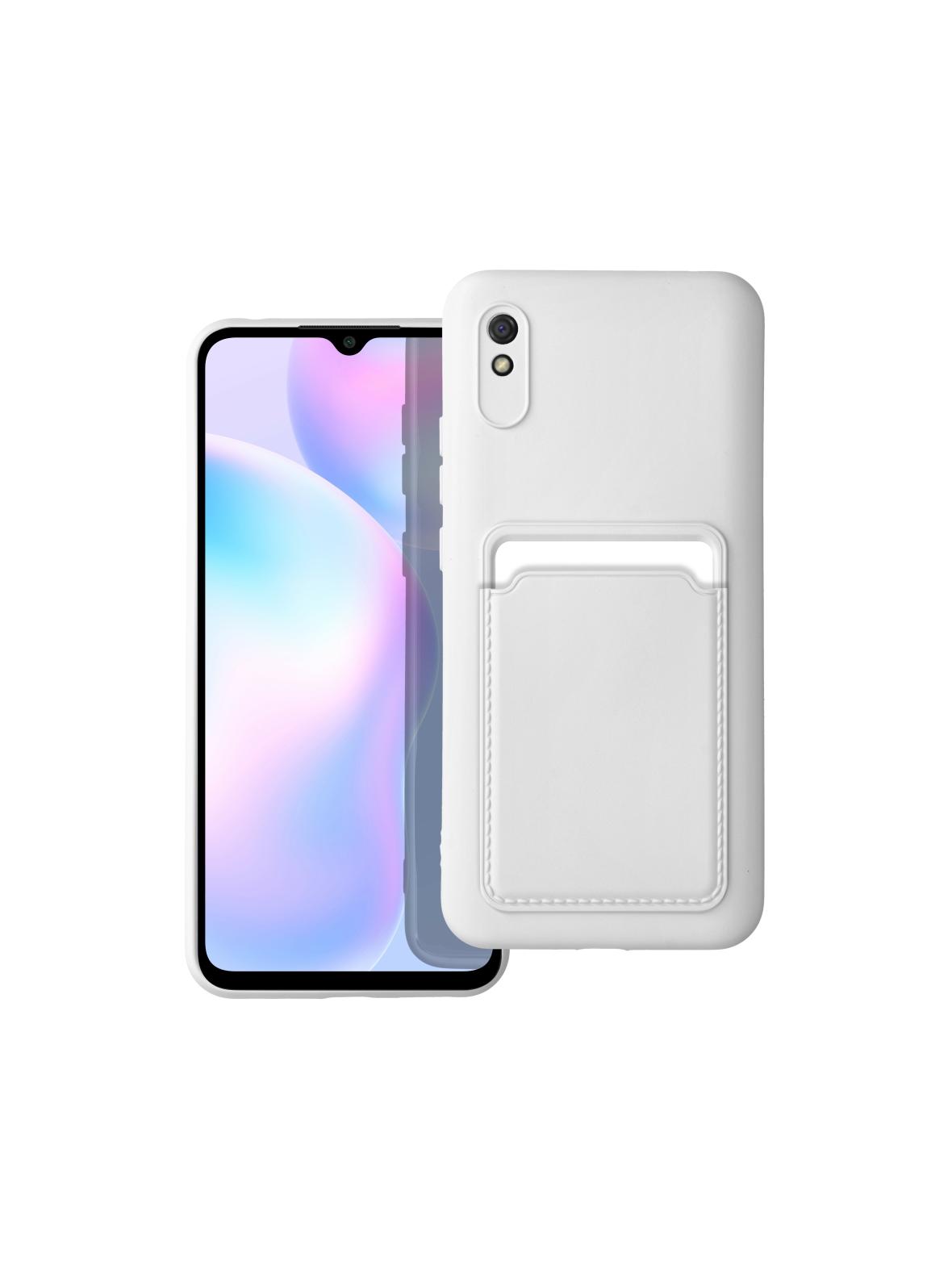 Futerał CARD CASE do XIAOMI Redmi 9A / 9AT biały