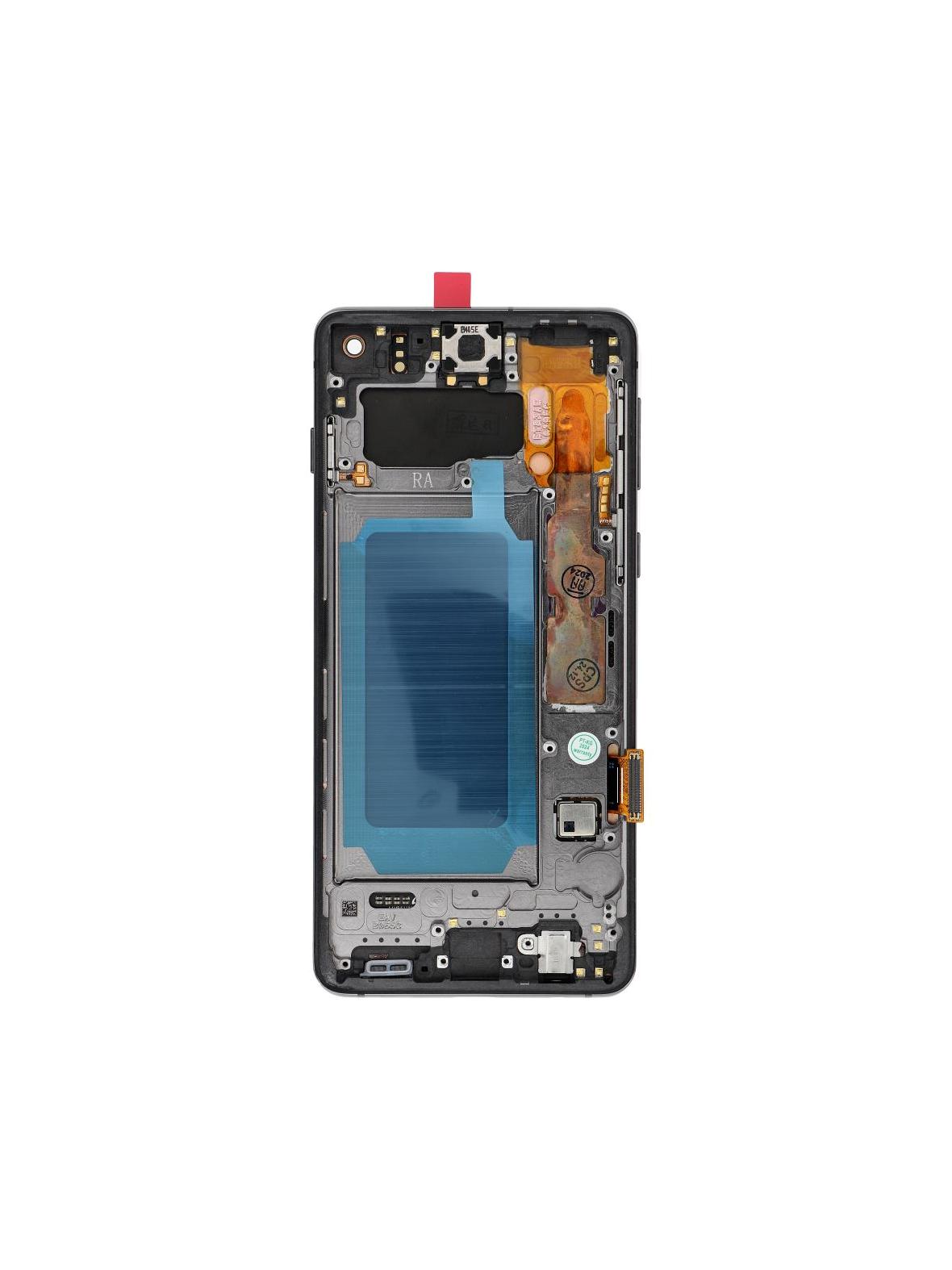 FixCell wyświetlacz LCD do SAMSUNG S10 G973 z ramką czarny (odnowiony)