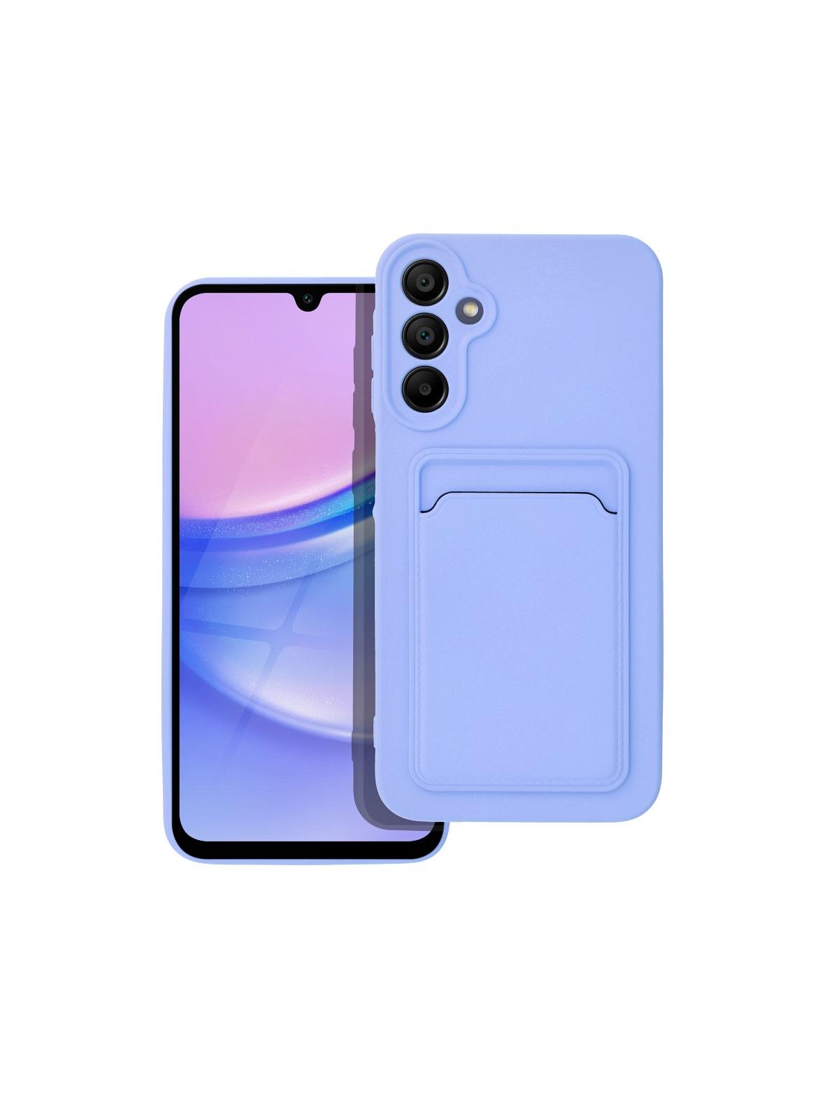 Futerał CARD CASE do SAMSUNG A15 5G / A15 4G fioletowy