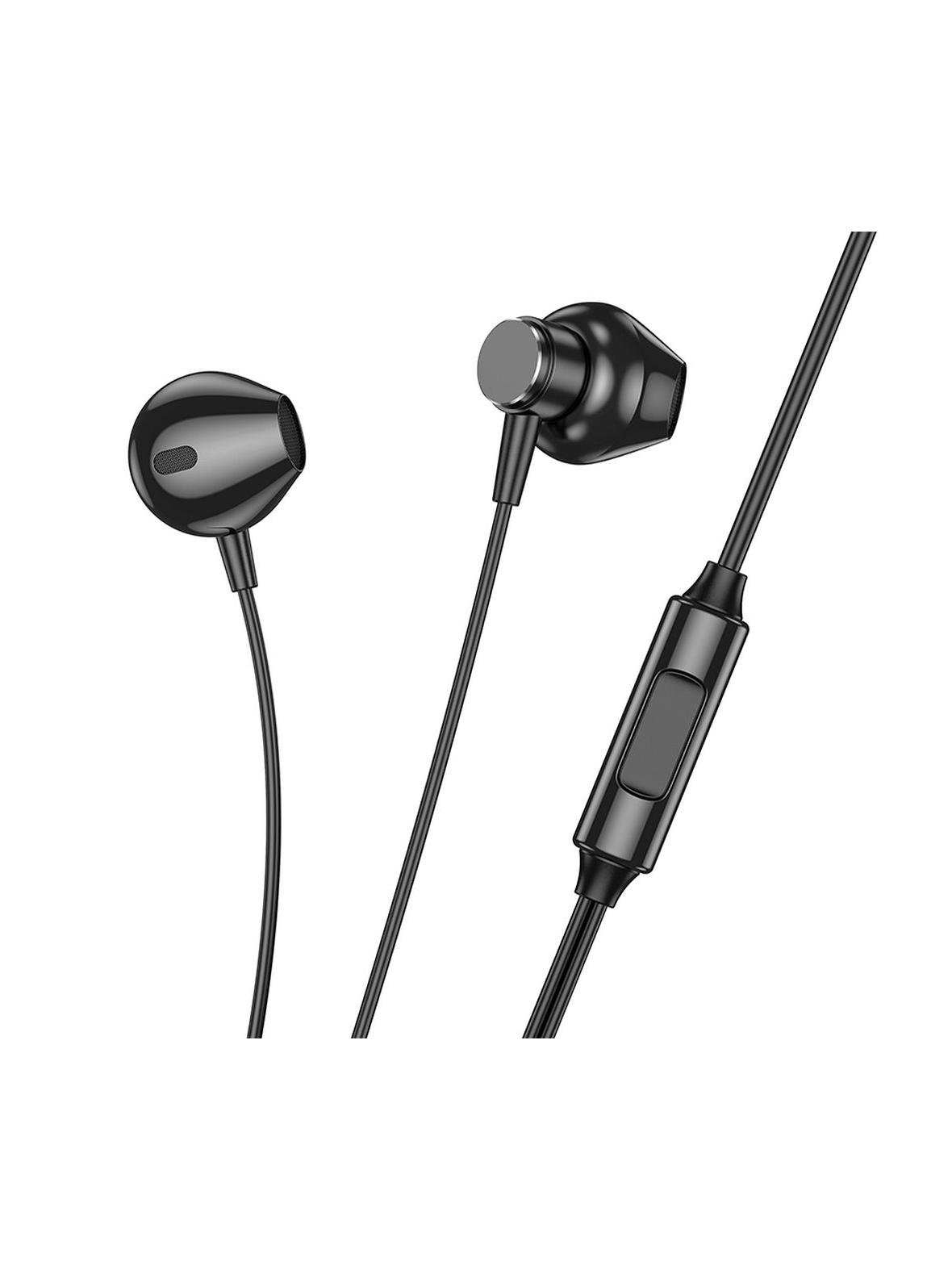 Słuchawki przewodowe douszne Jack 3,5 mm Hoco M125 czarne