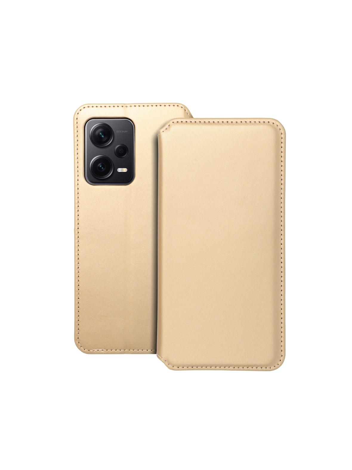 Kabura DUAL POCKET Book do XIAOMI Redmi Note 12 Pro Plus 5G złoty