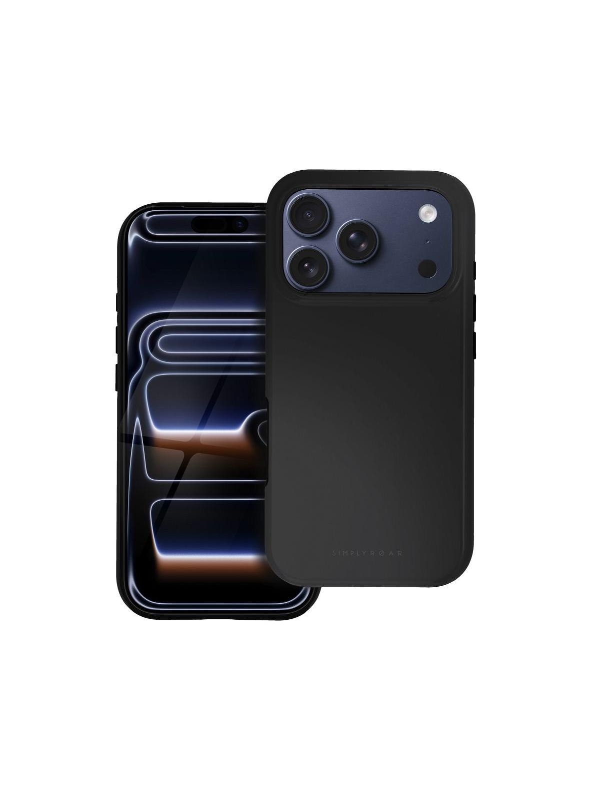 ROAR futerał RAINBOW BUMPER kompatybilny z MagSafe do IPHONE 15 Pro czarny