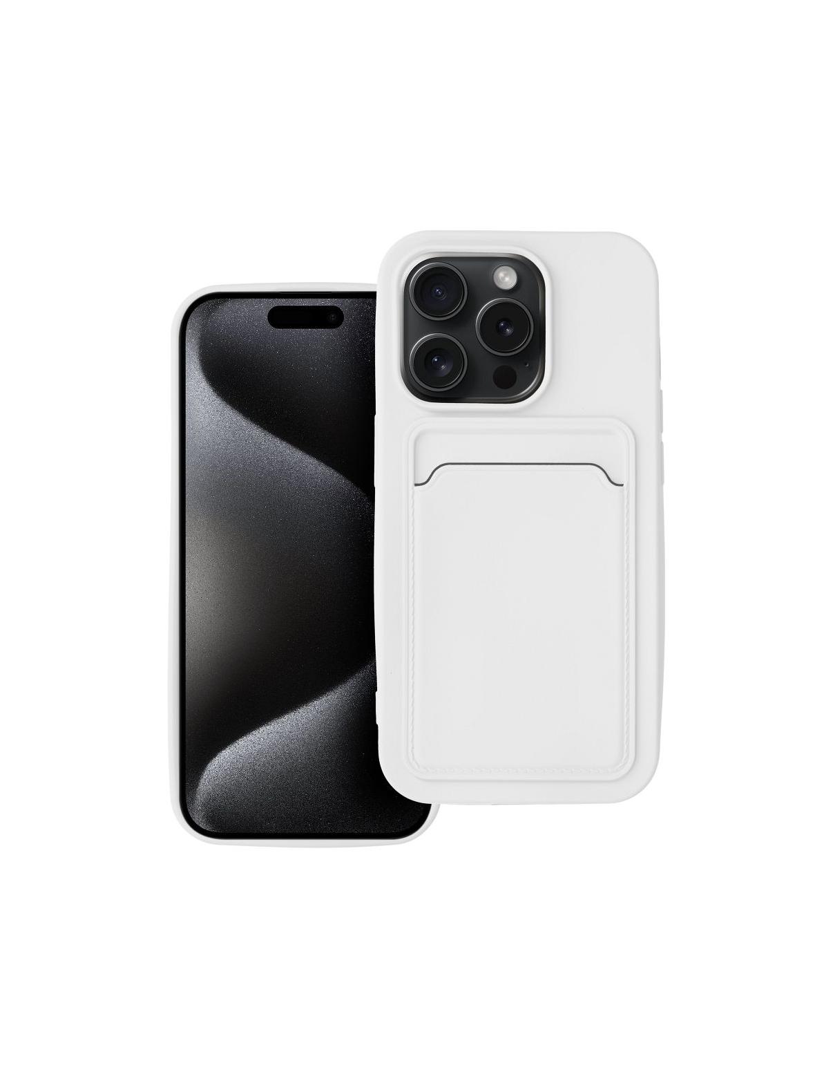Futerał CARD CASE do IPHONE 15 Pro biały