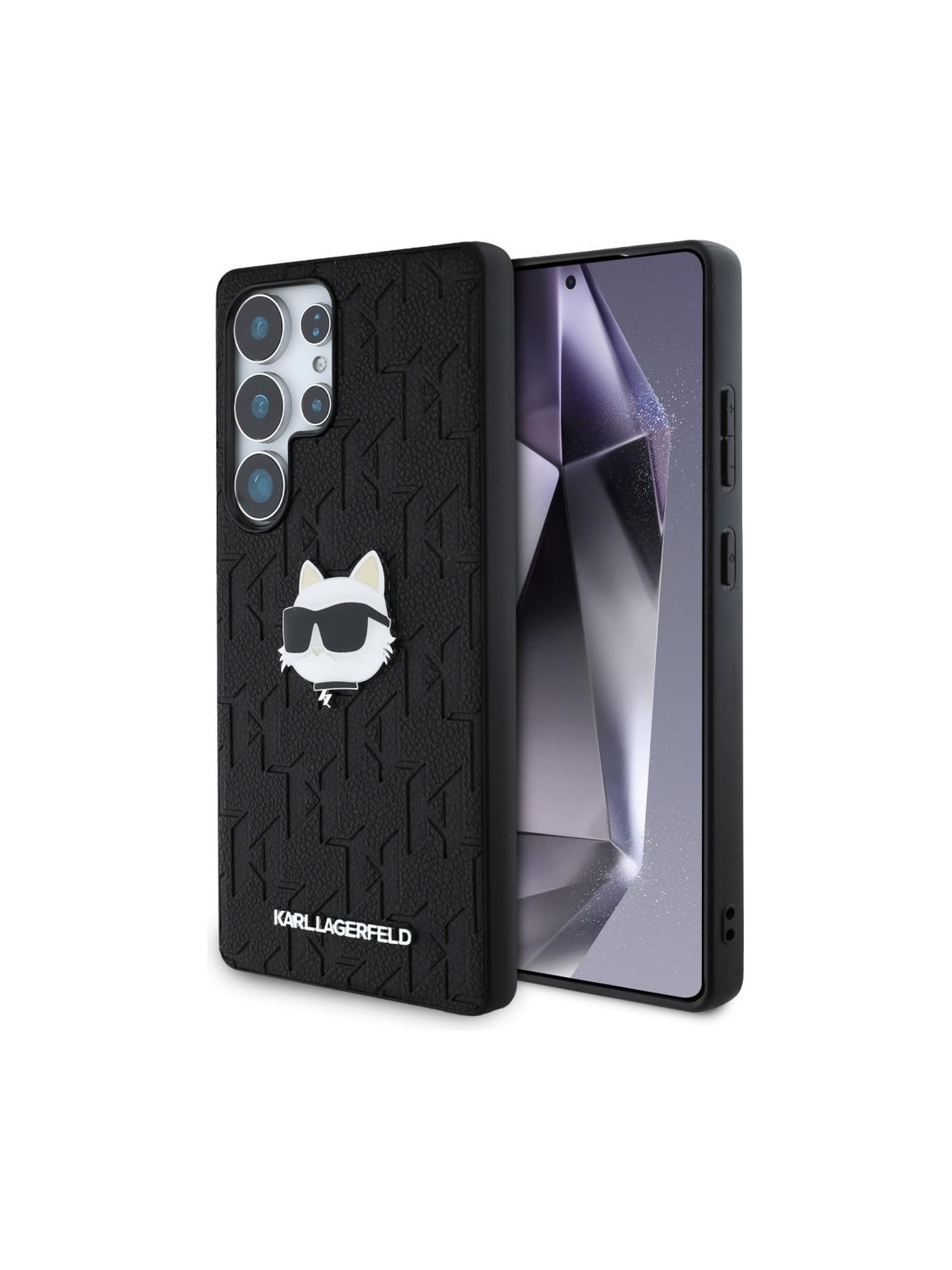 KARL LAGERFELD futerał do SAMSUNG S25 Ultra KLHCS25LPGKLCHPK (PU Monogram Choupette Head Pin) czarny