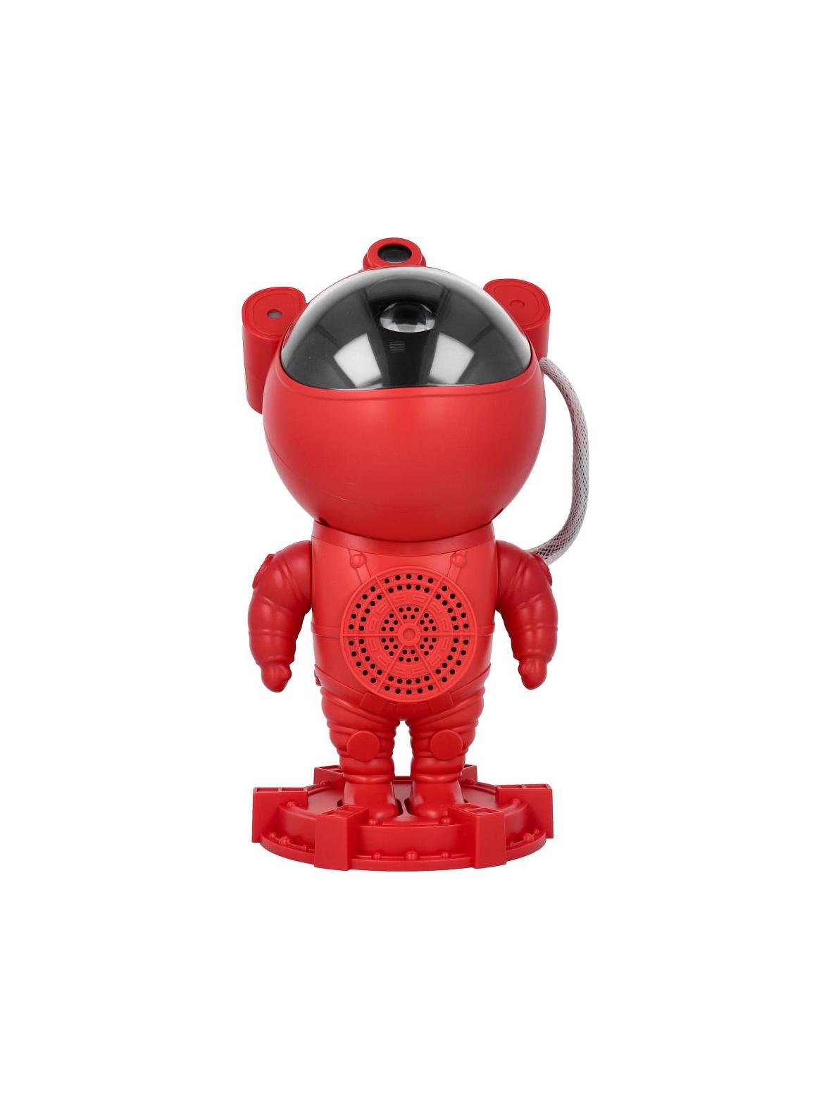 Projektor gwiazd astronauta z głośnikiem bluetooth X2502 czerwony