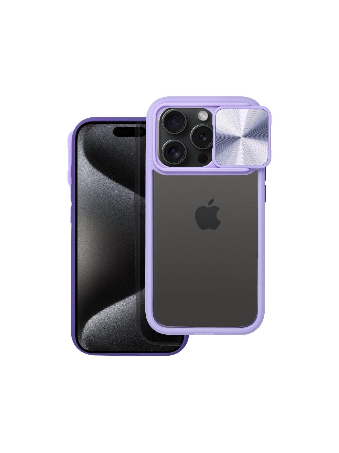 Futerał SLIDER do IPHONE 12 fioletowy