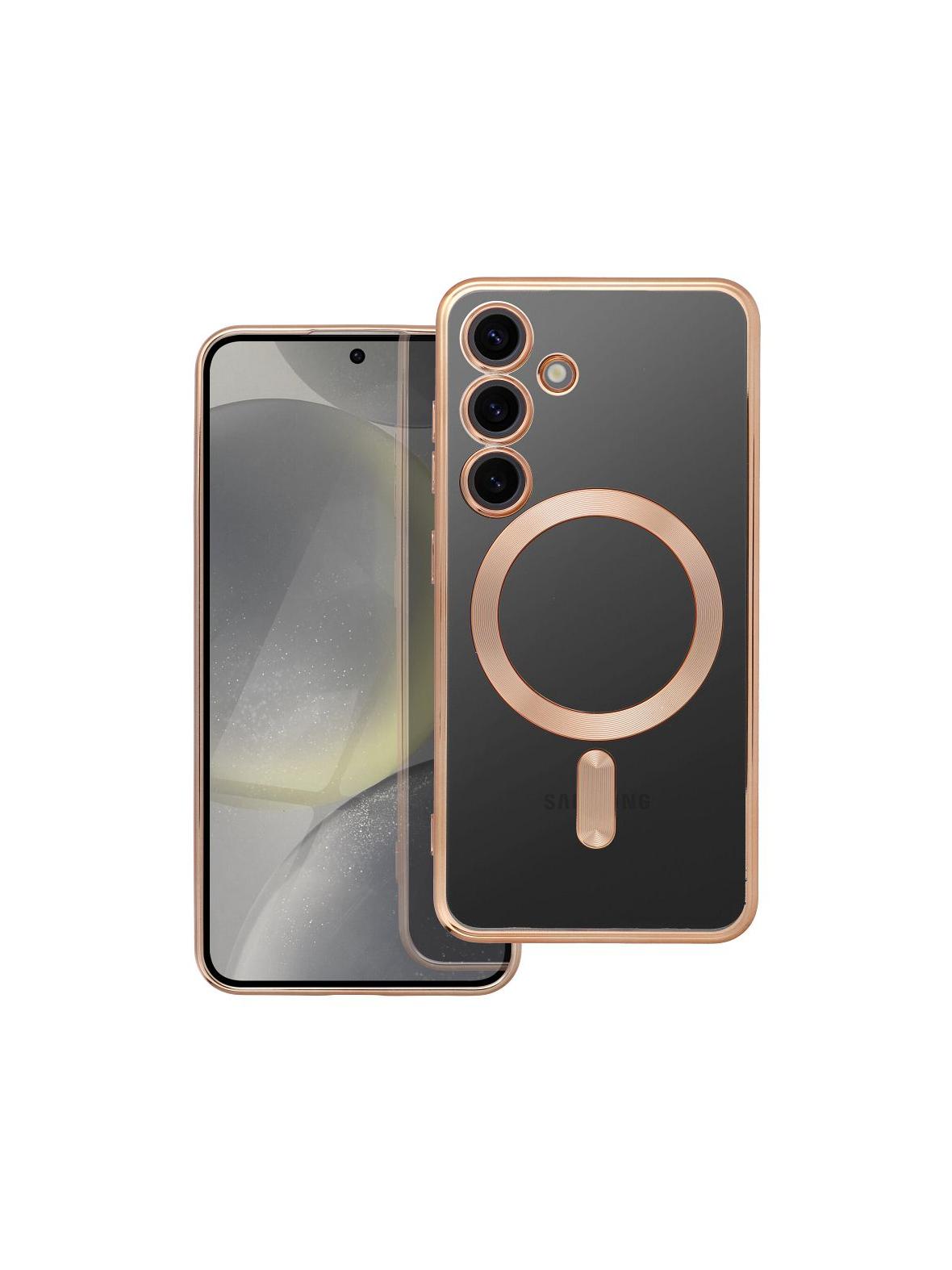 Futerał ELECTRO MAG COVER kompatybilny z MagSafe do SAMSUNG S24 złoty