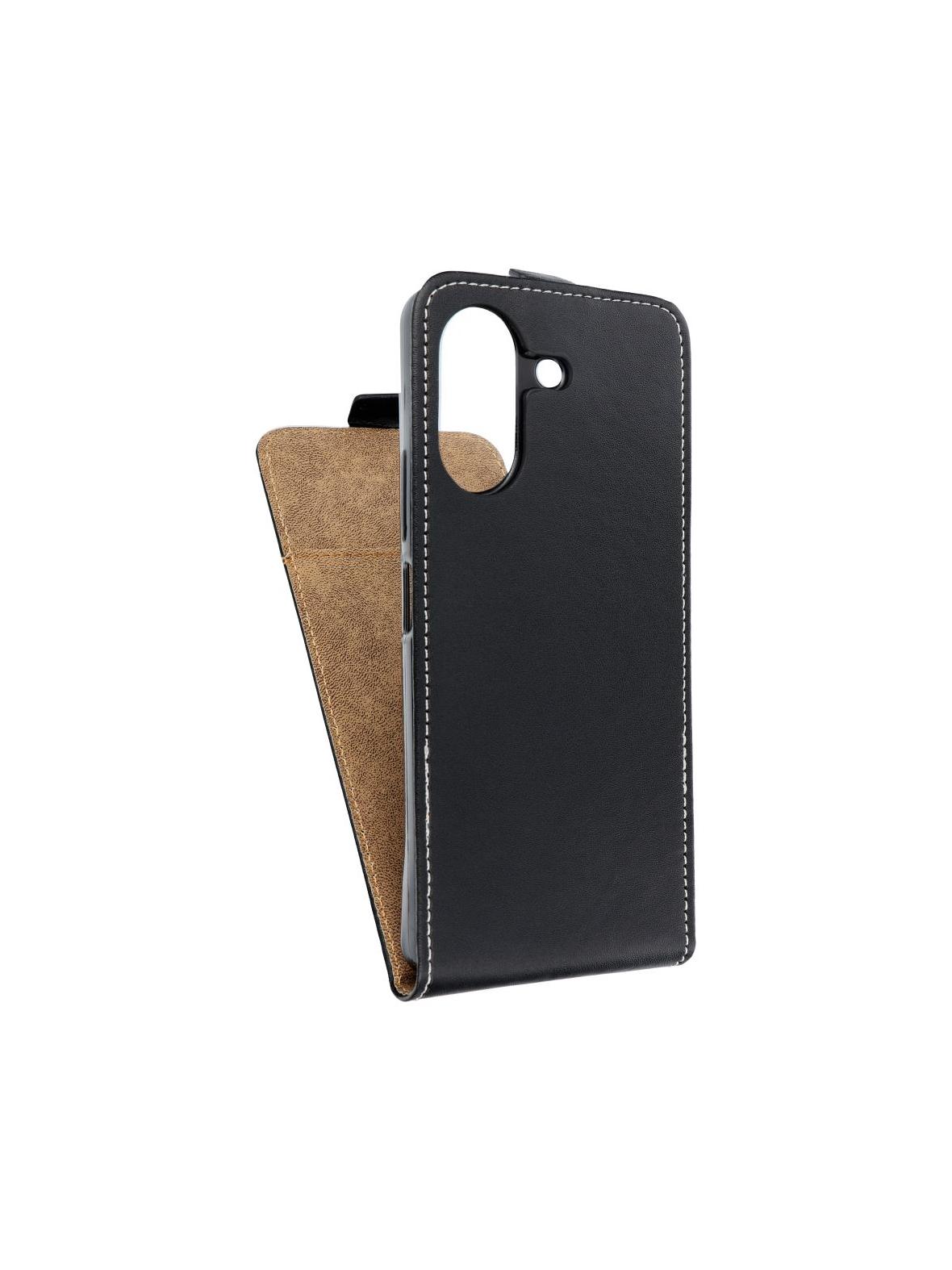 Kabura SLIM FLEXI FRESH pionowa do XIAOMI Redmi 13C / POCO C65 czarna